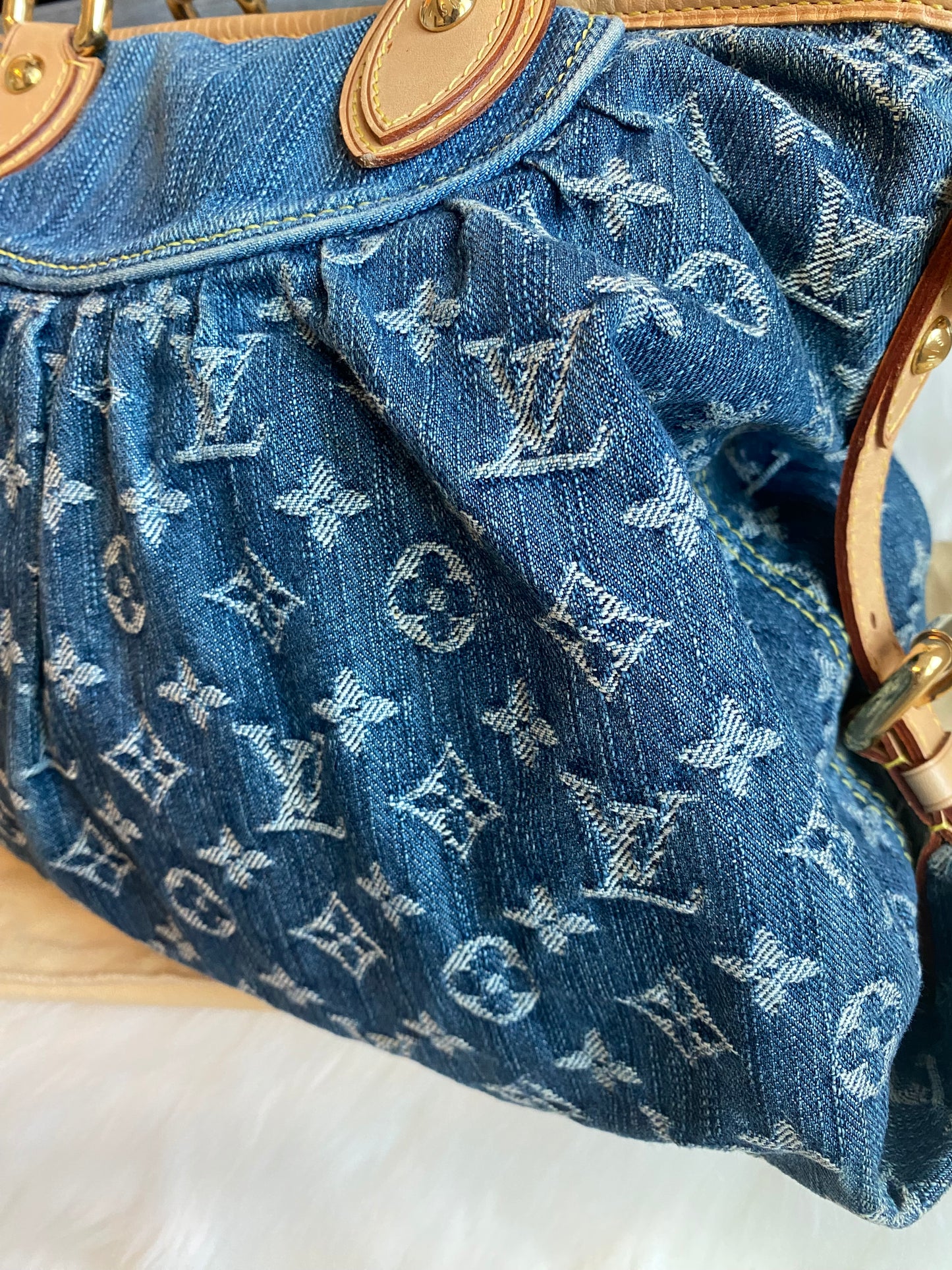 Louis Vuitton Blue Denim Neo Cabby MM