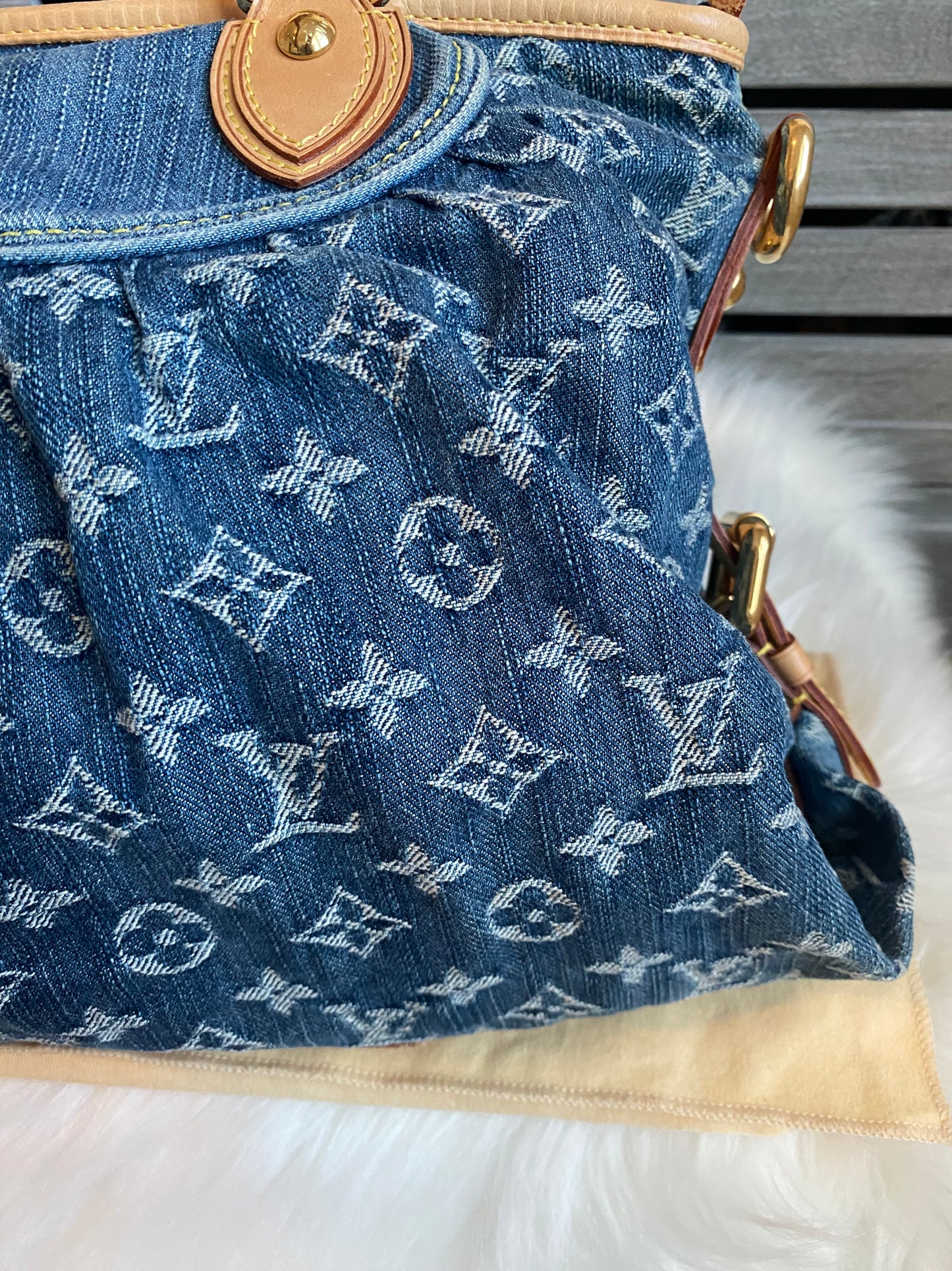 Louis Vuitton Blue Denim Neo Cabby MM