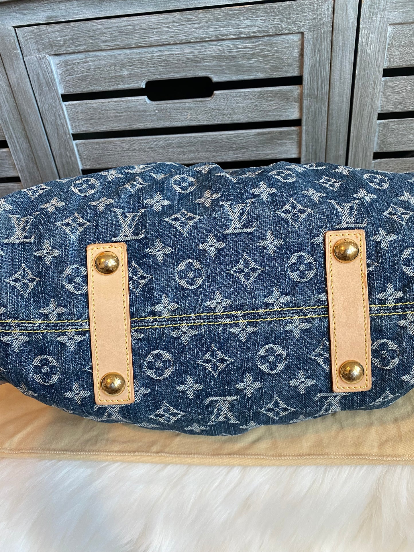 Louis Vuitton Blue Denim Neo Cabby MM