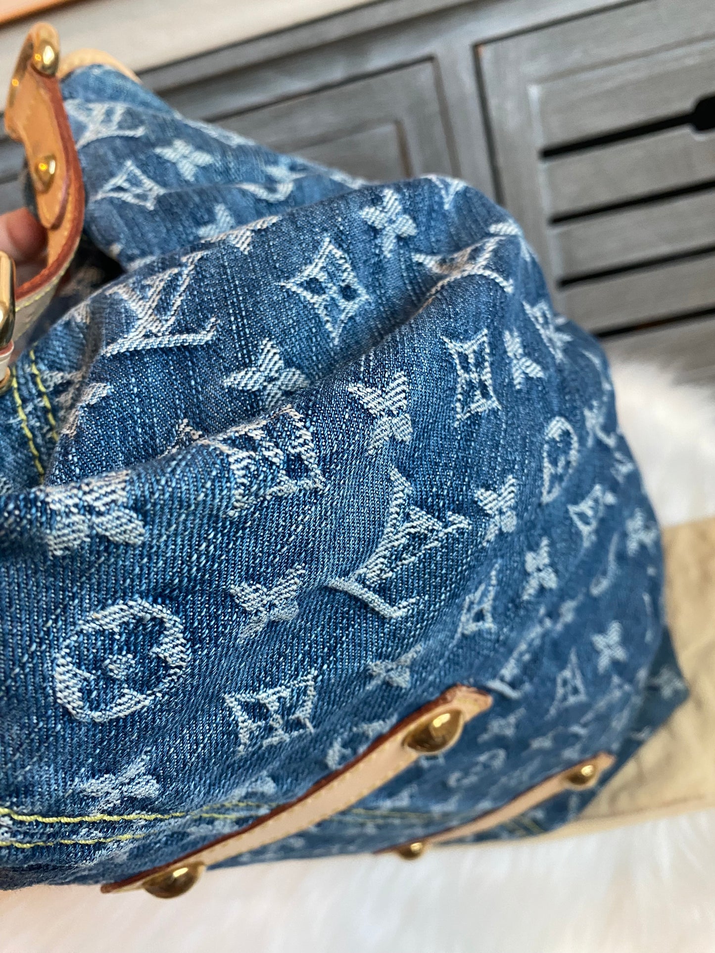 Louis Vuitton Blue Denim Neo Cabby MM