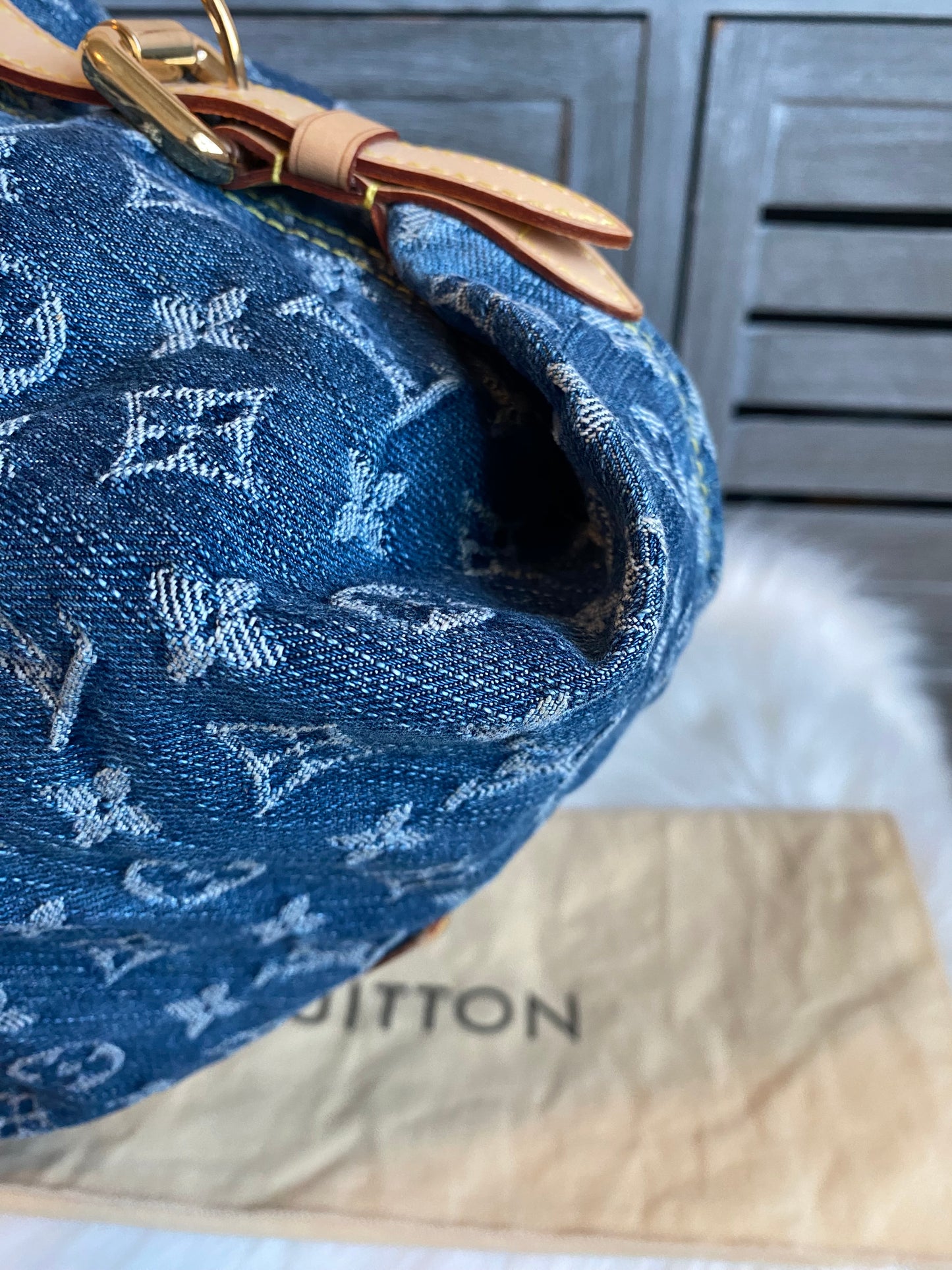 Louis Vuitton Blue Denim Neo Cabby MM