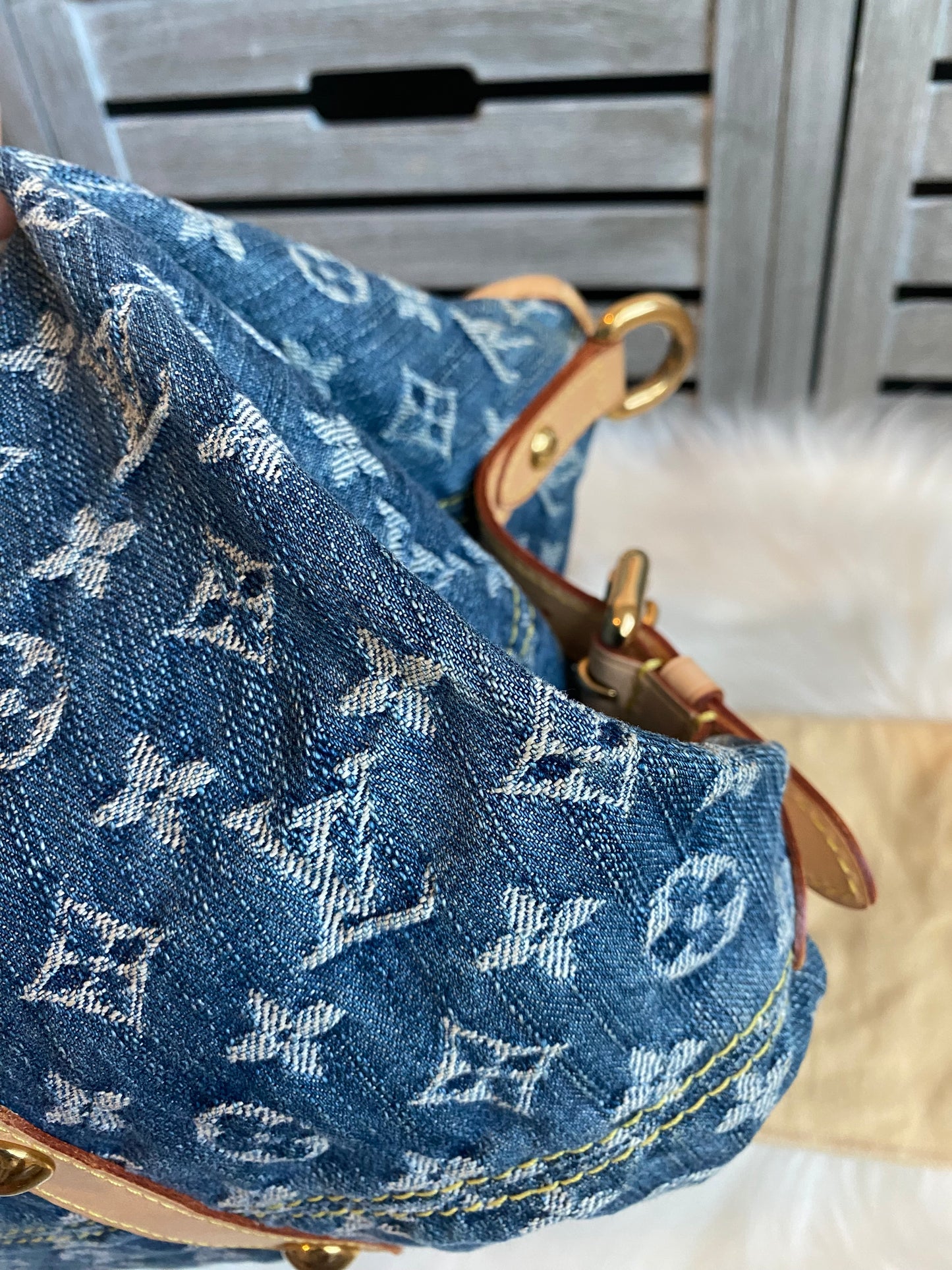 Louis Vuitton Blue Denim Neo Cabby MM