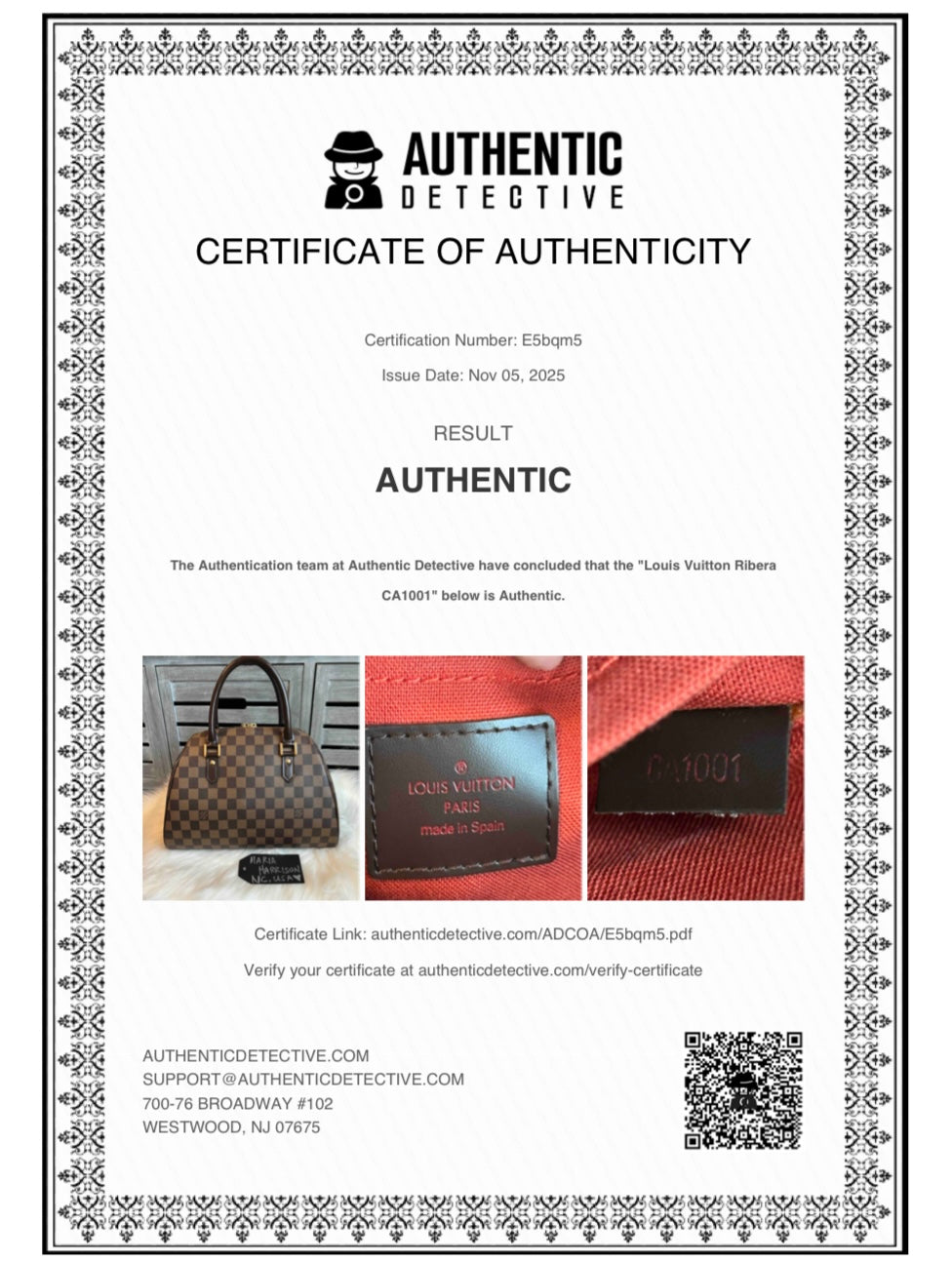 Louis Vuitton Ribera MM