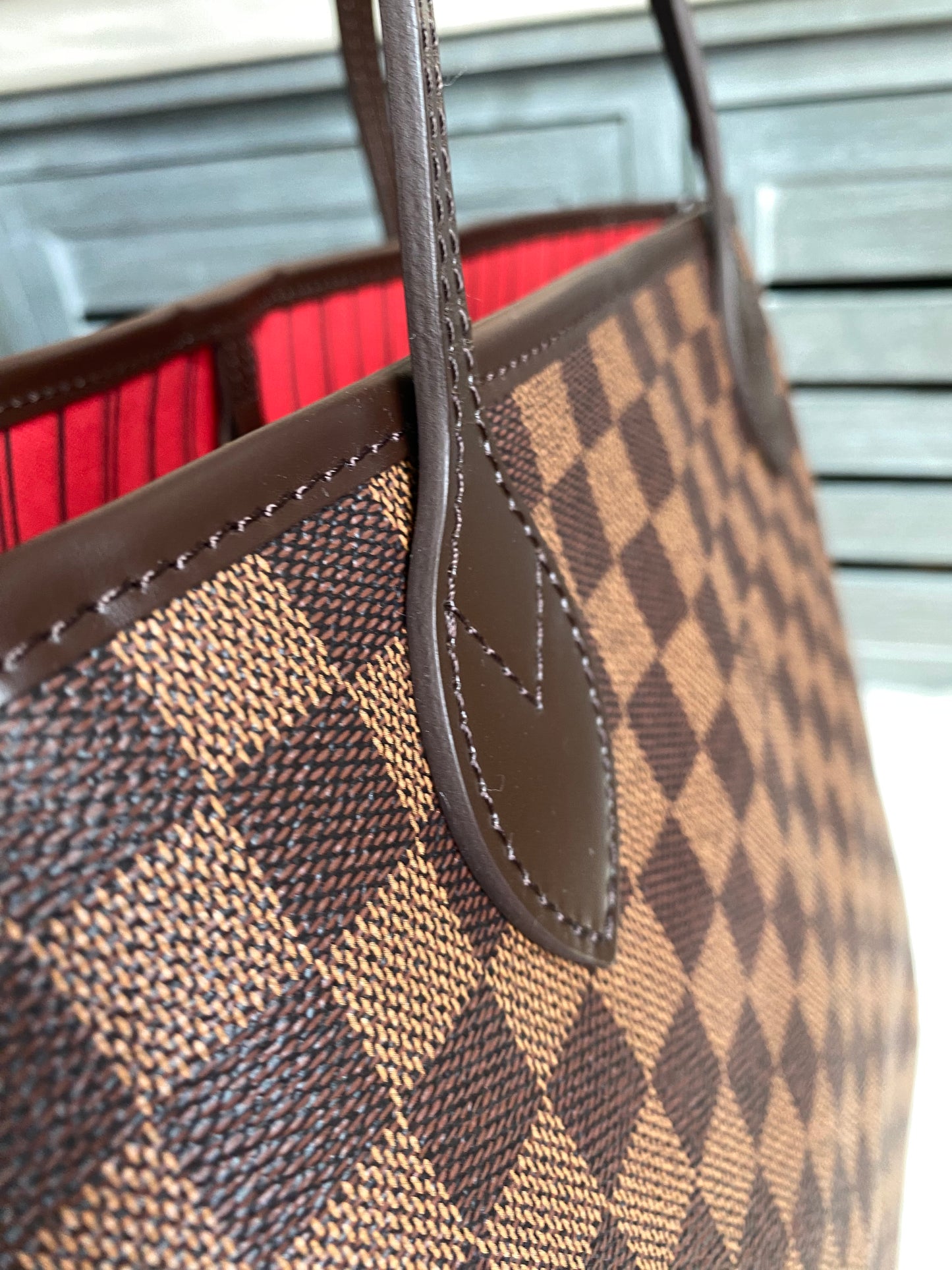 Louis Vuitton Neverfull MM With Pouch Damier Ebene