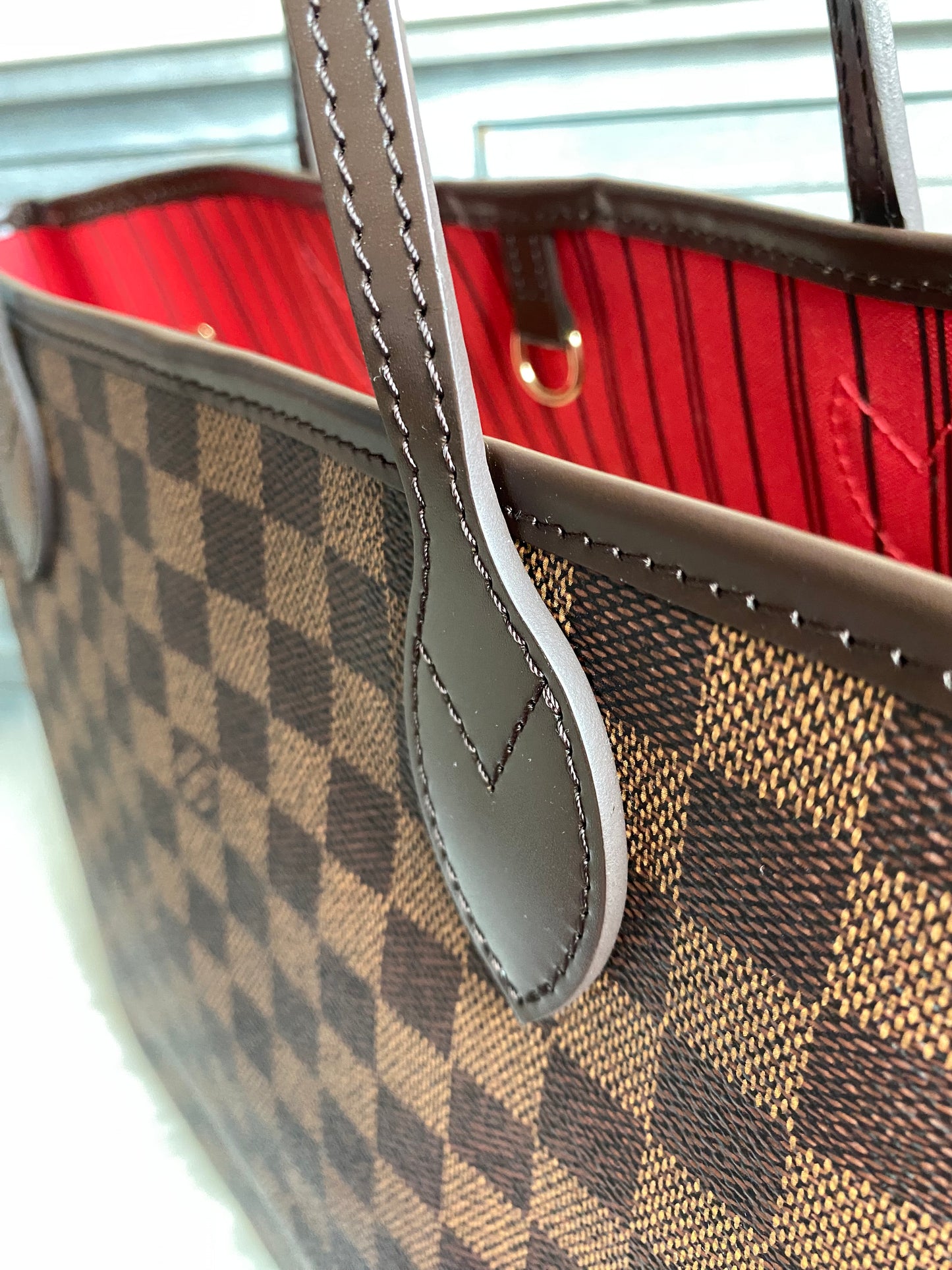 Louis Vuitton Neverfull MM With Pouch Damier Ebene