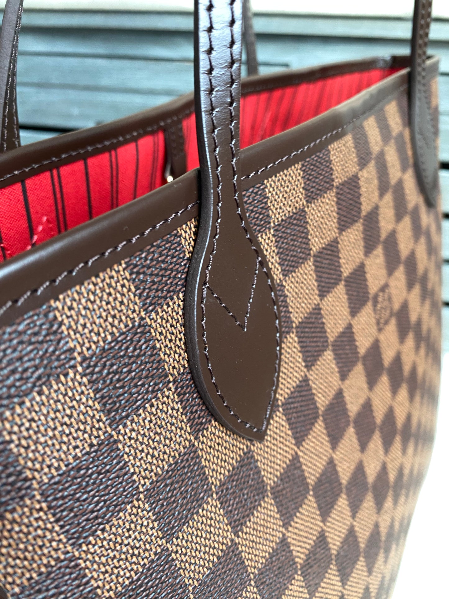 Louis Vuitton Neverfull MM With Pouch Damier Ebene