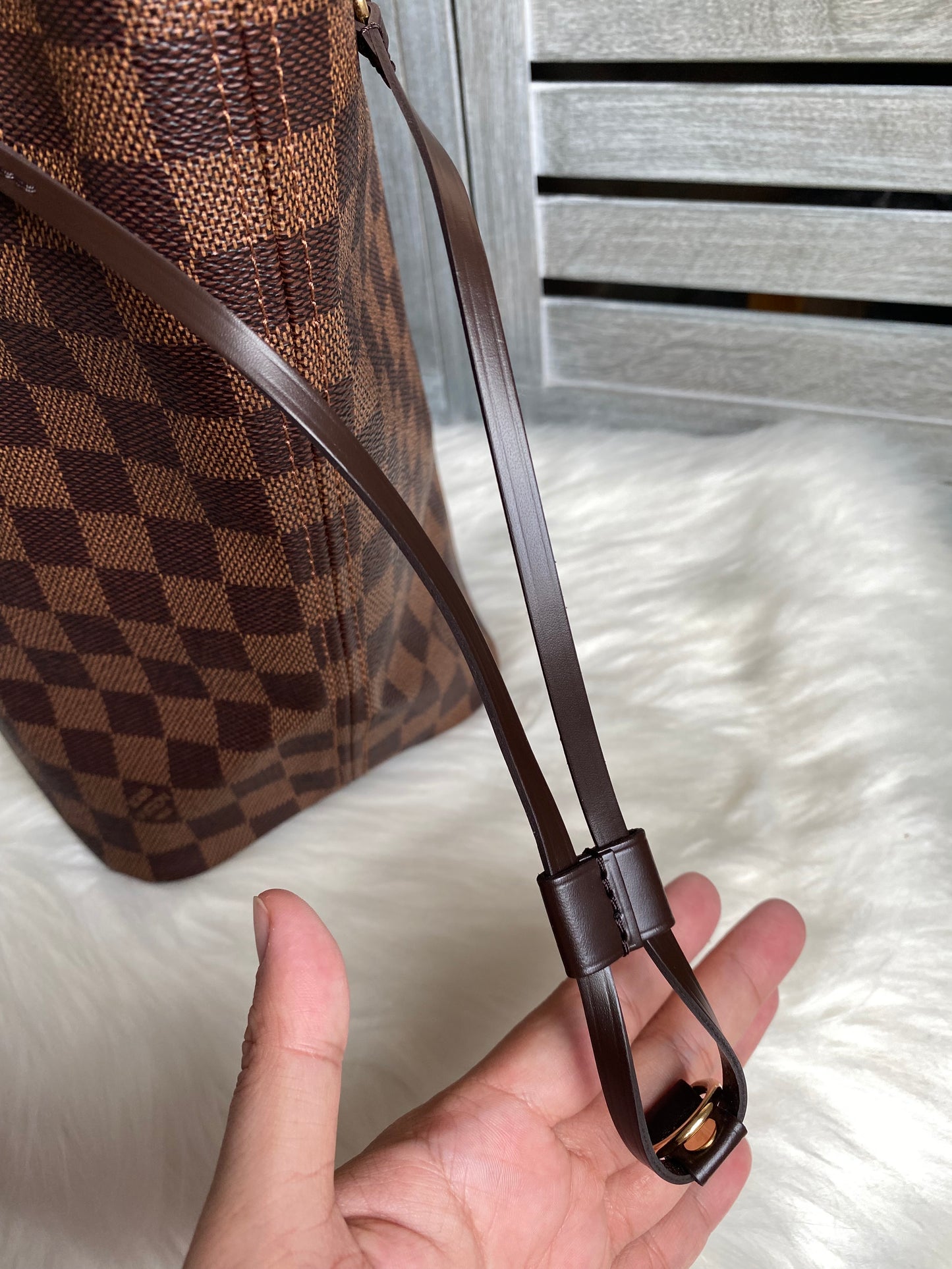 Louis Vuitton Neverfull MM With Pouch Damier Ebene