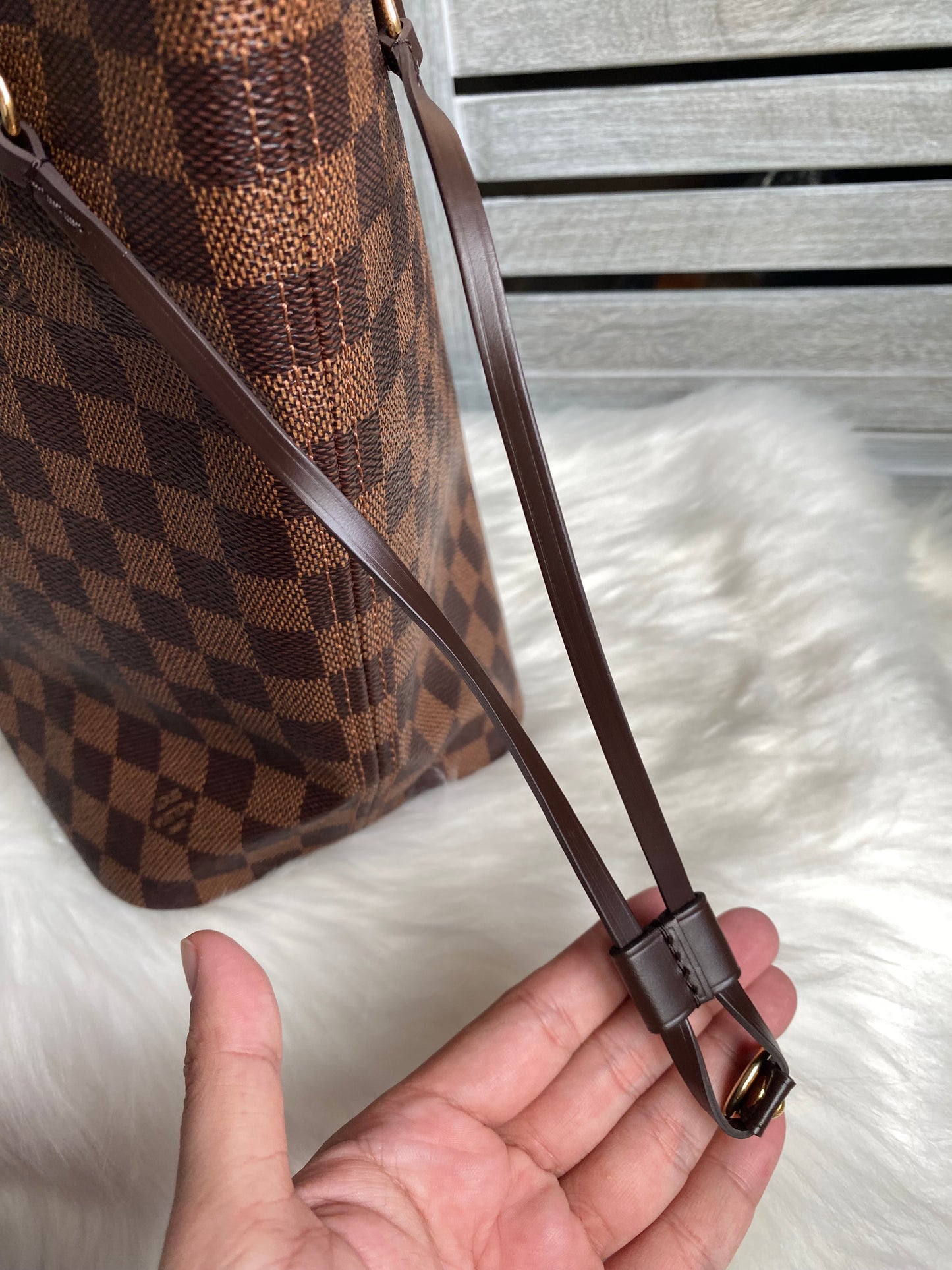 Louis Vuitton Neverfull MM With Pouch Damier Ebene