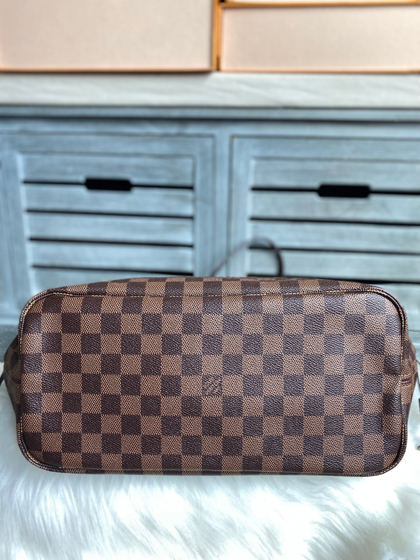 Louis Vuitton Neverfull MM With Pouch Damier Ebene