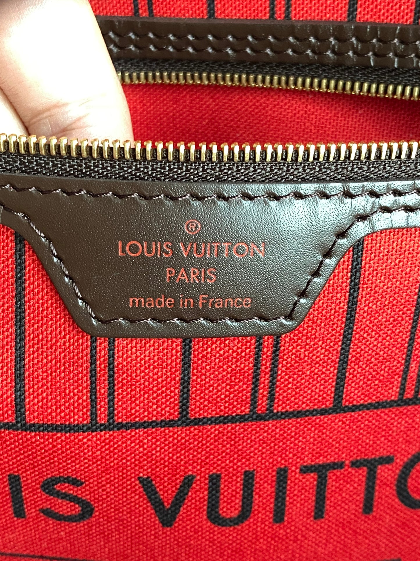 Louis Vuitton Neverfull MM With Pouch Damier Ebene