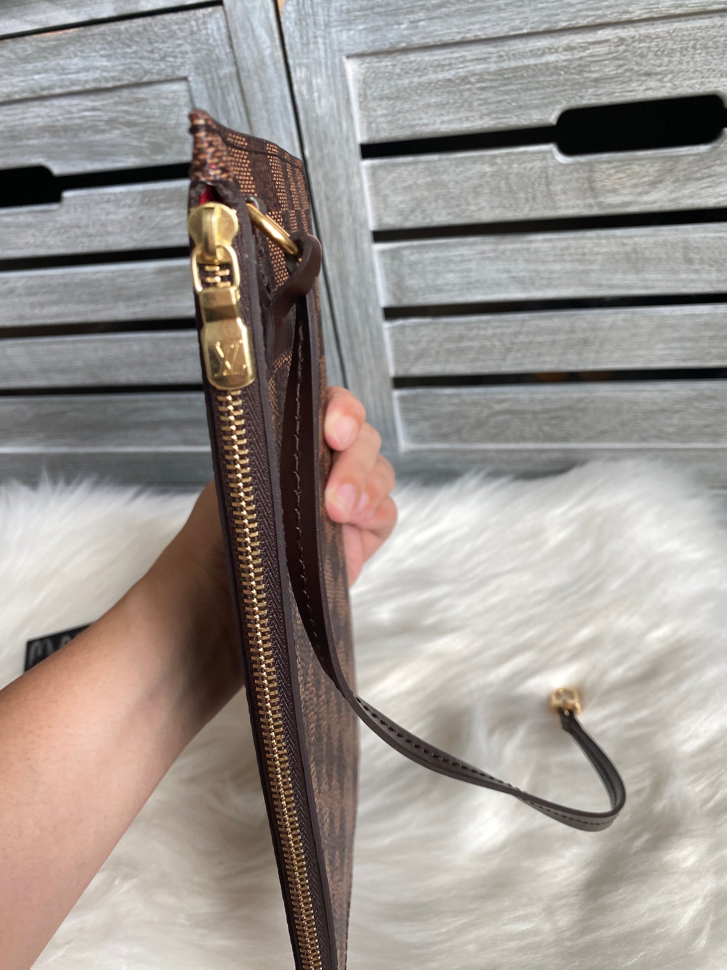 Louis Vuitton Neverfull MM With Pouch Damier Ebene