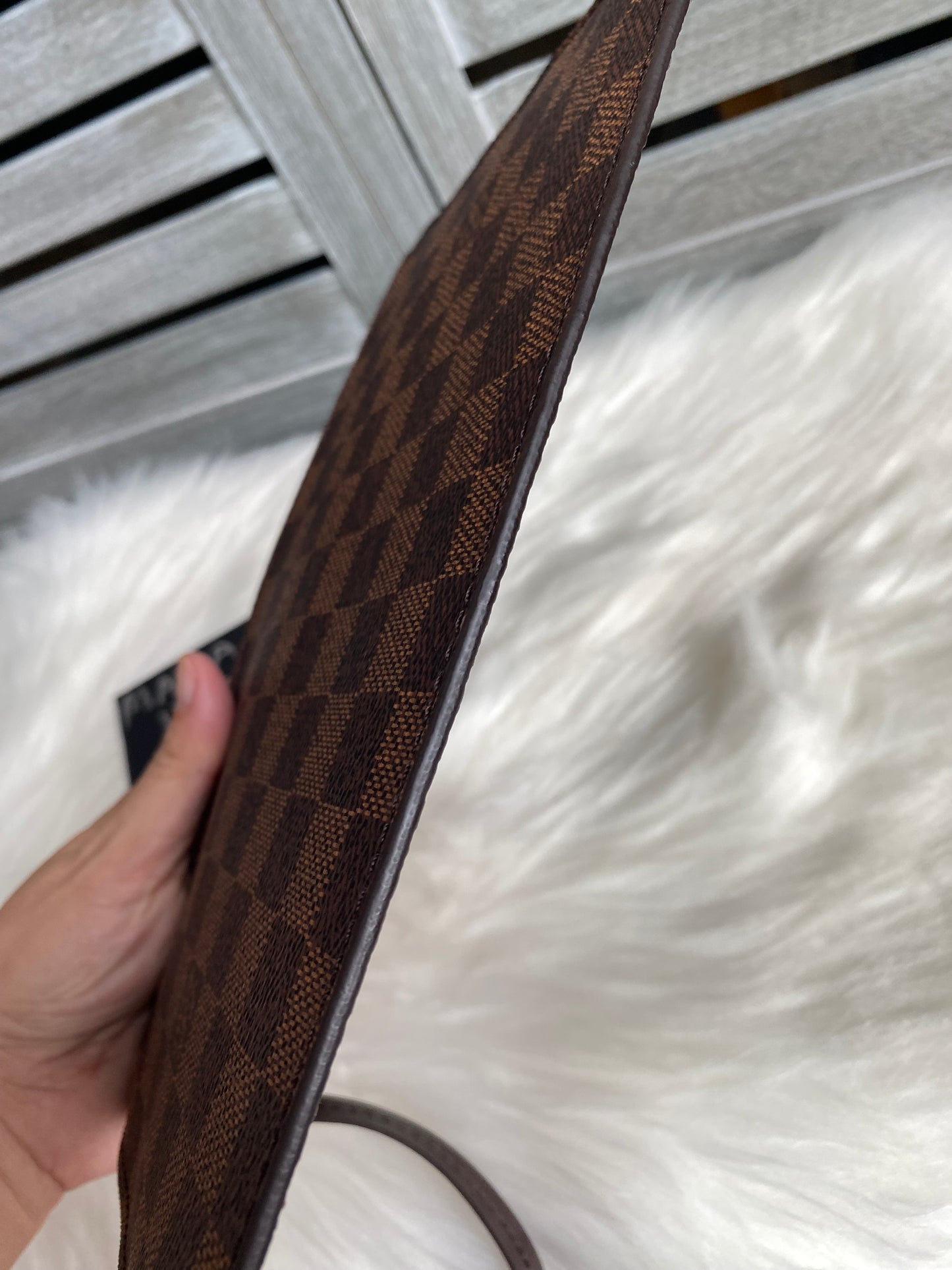 Louis Vuitton Neverfull MM With Pouch Damier Ebene