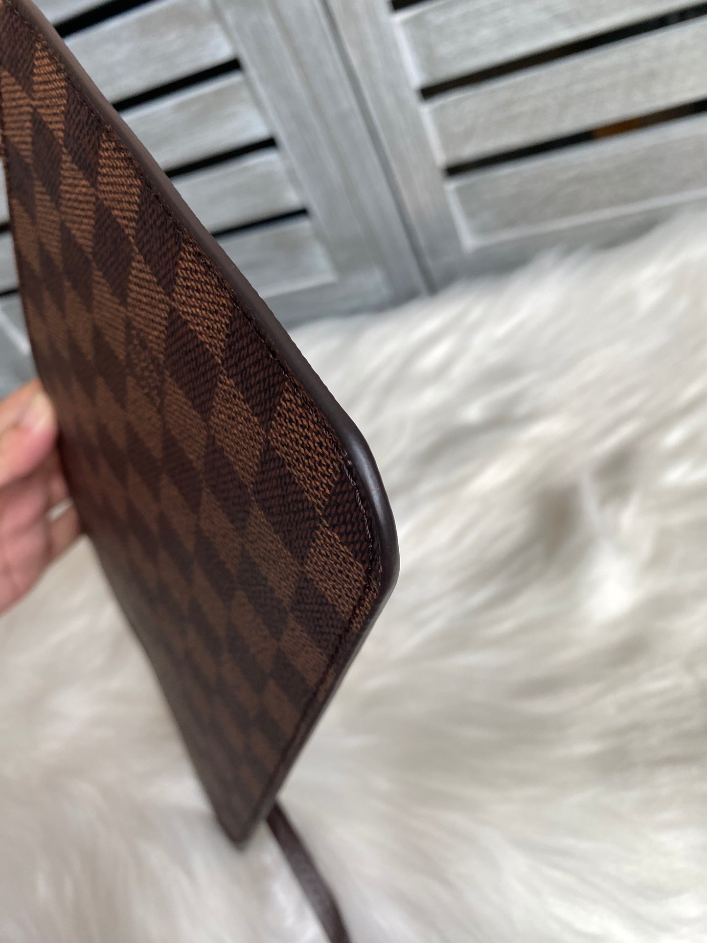 Louis Vuitton Neverfull MM With Pouch Damier Ebene