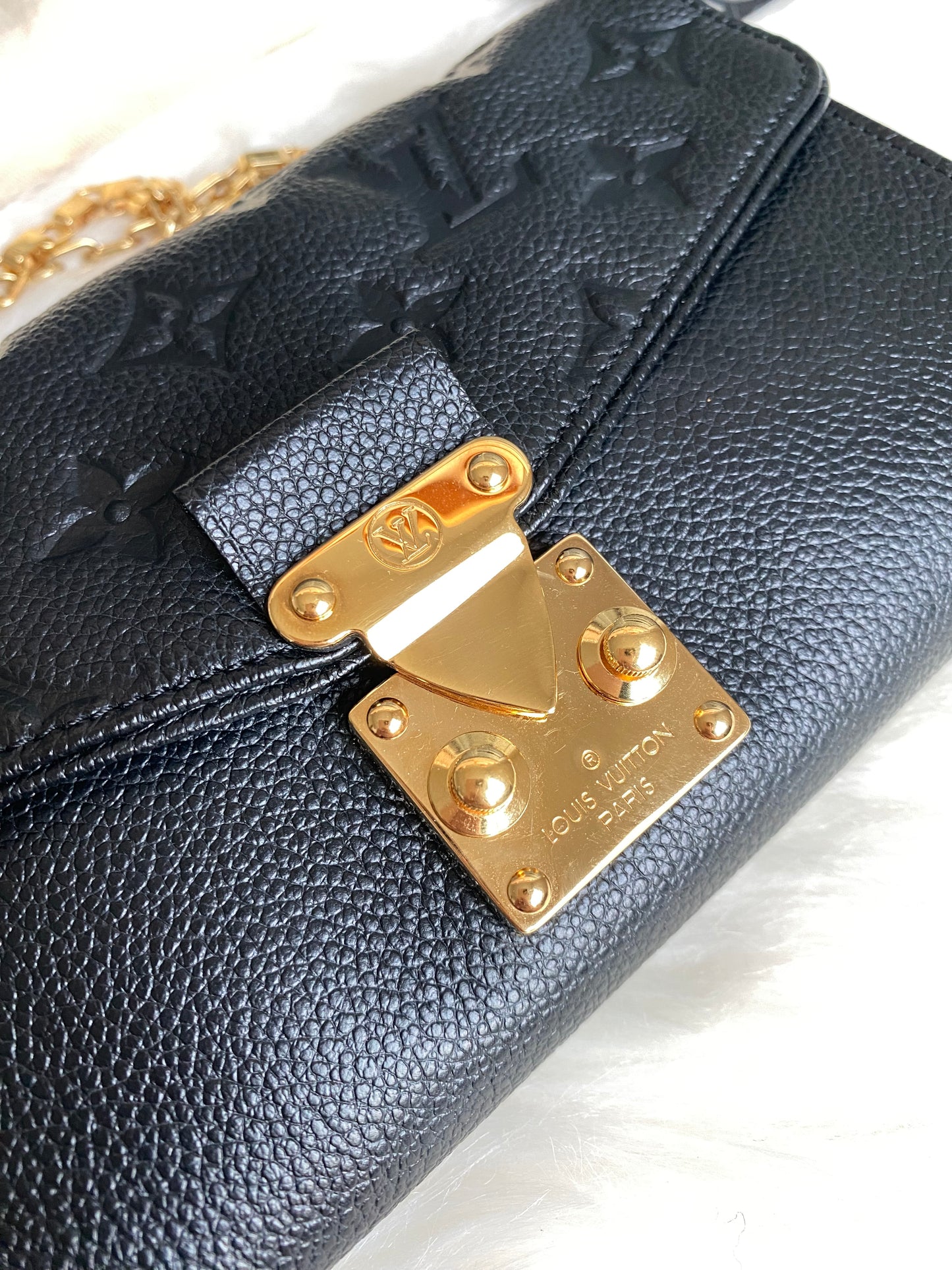 Louis Vuitton Saint Germaine Pochette Monogram Empreinte Leather