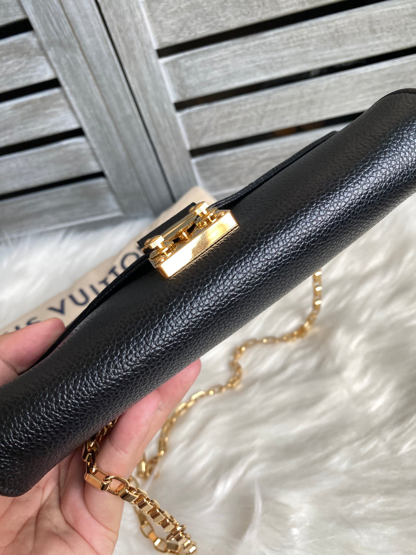 Louis Vuitton Saint Germaine Pochette Monogram Empreinte Leather