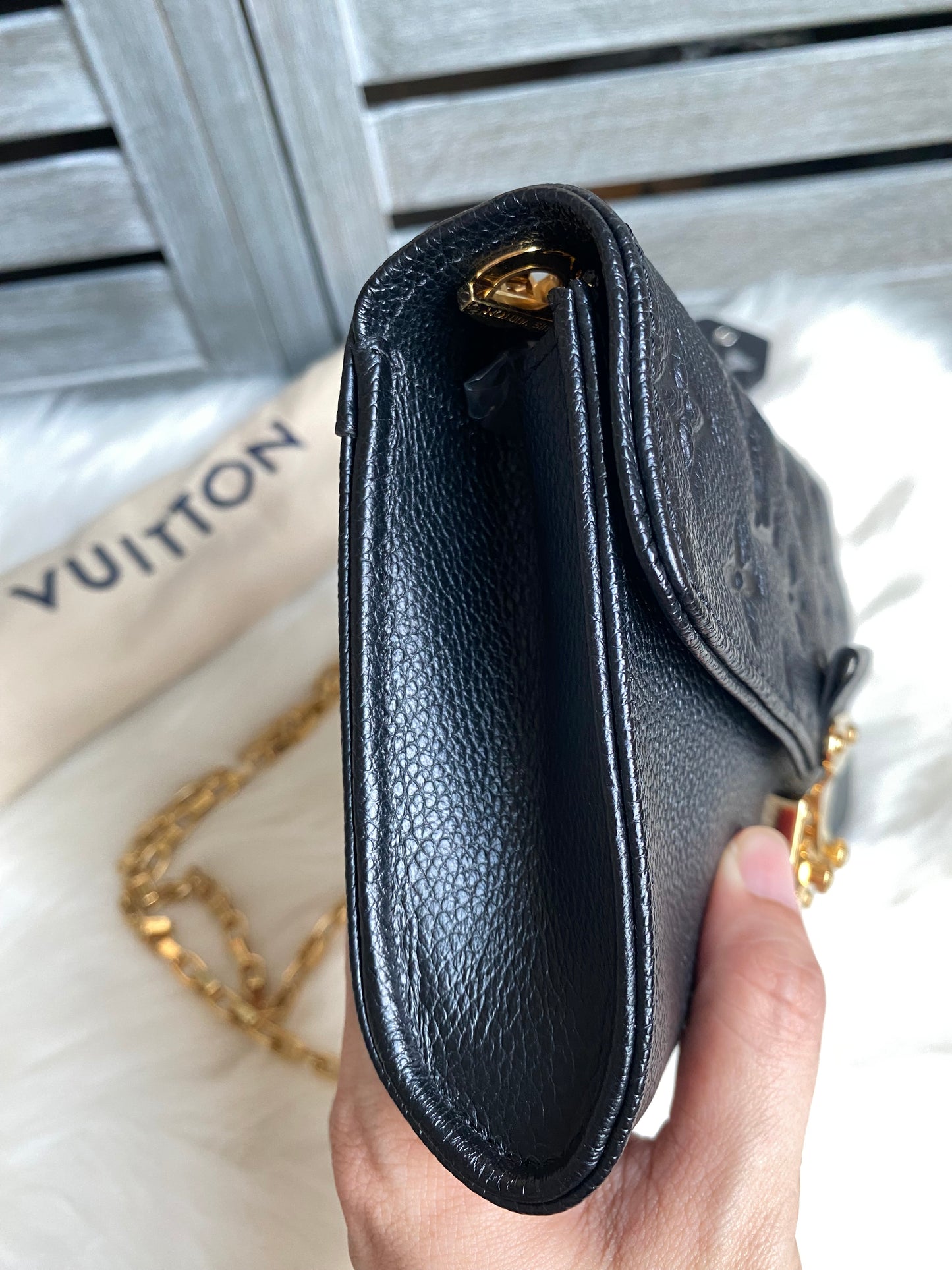 Louis Vuitton Saint Germaine Pochette Monogram Empreinte Leather