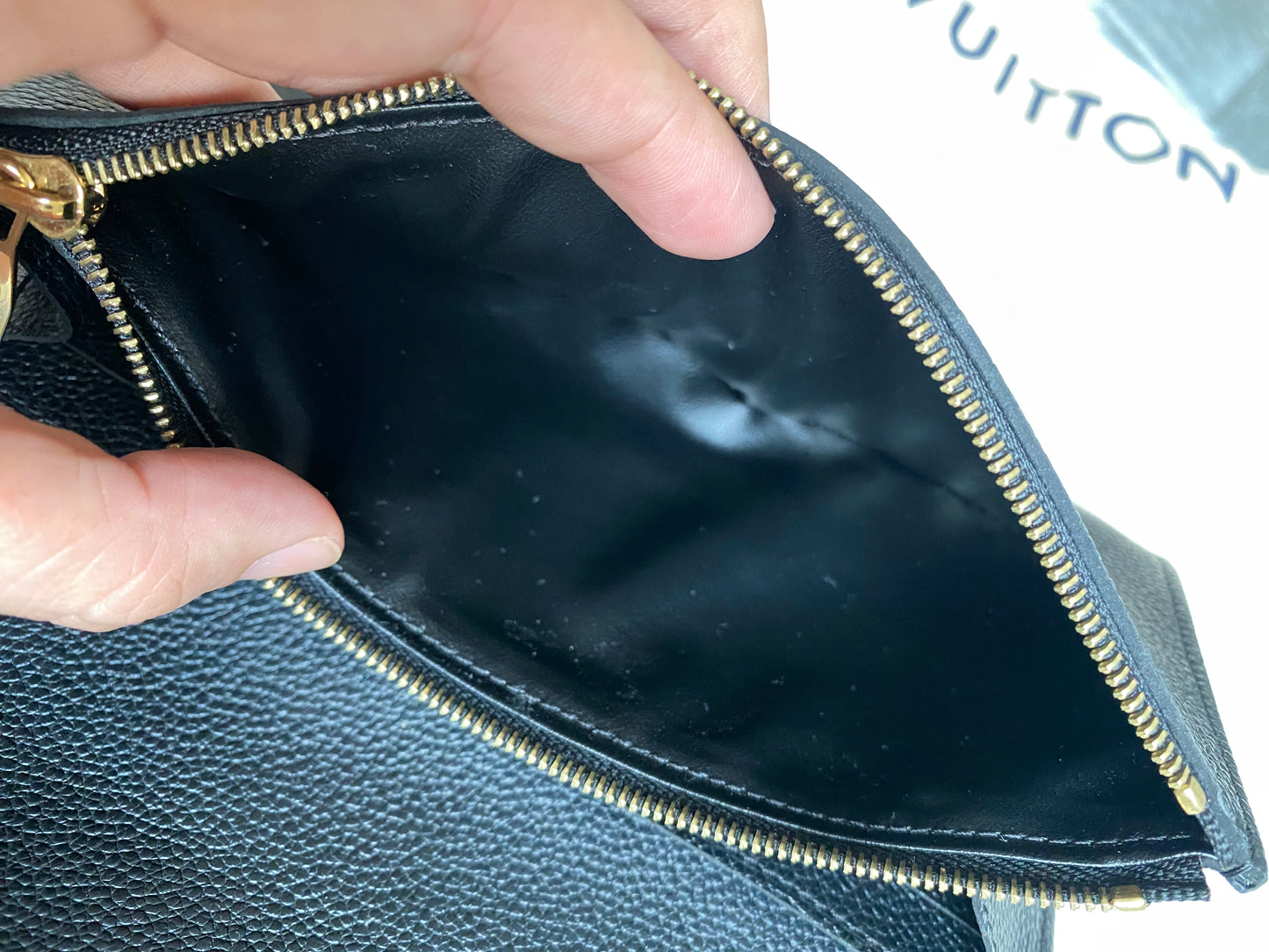Louis Vuitton Saint Germaine Pochette Monogram Empreinte Leather