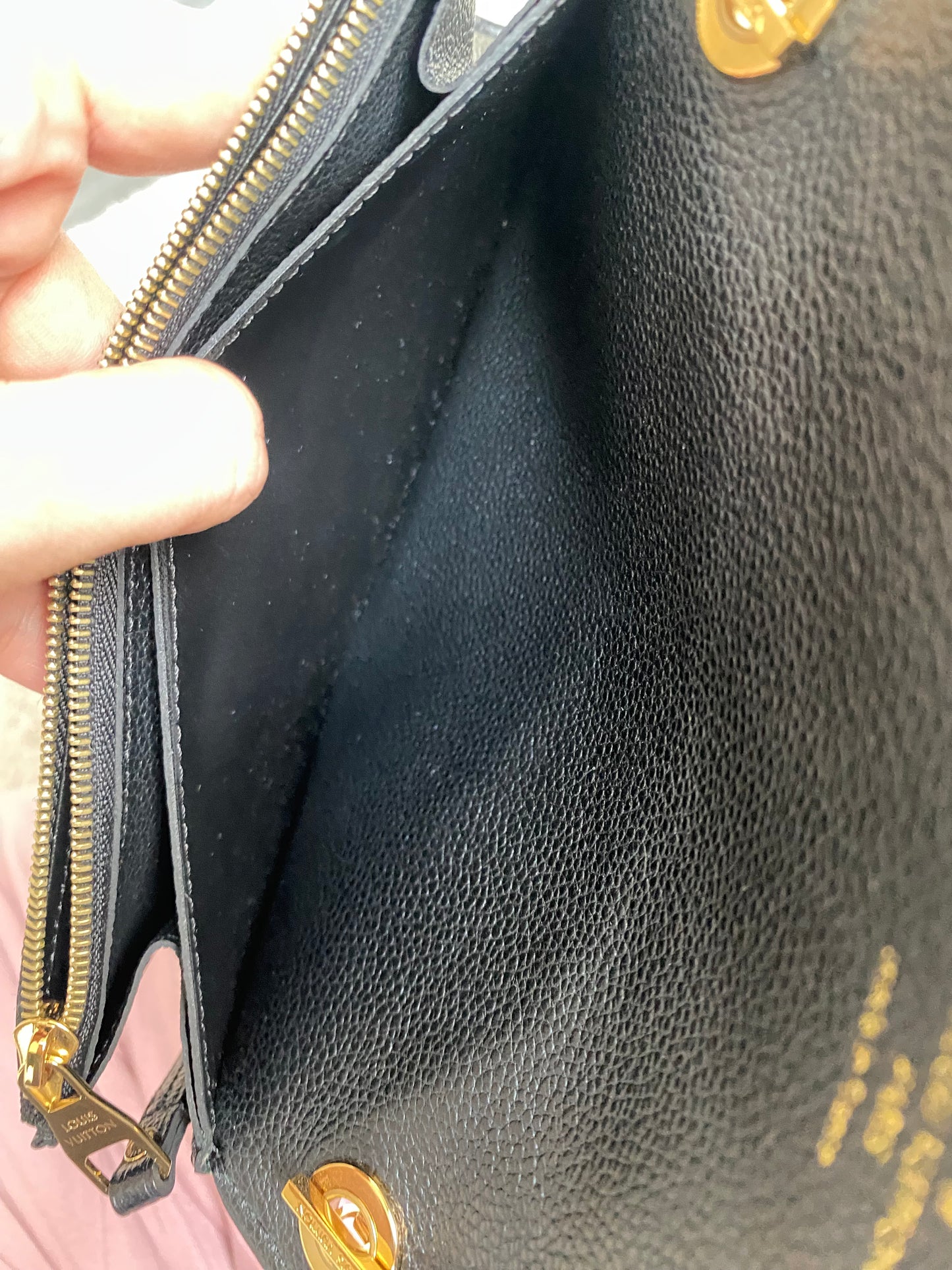 Louis Vuitton Saint Germaine Pochette Monogram Empreinte Leather