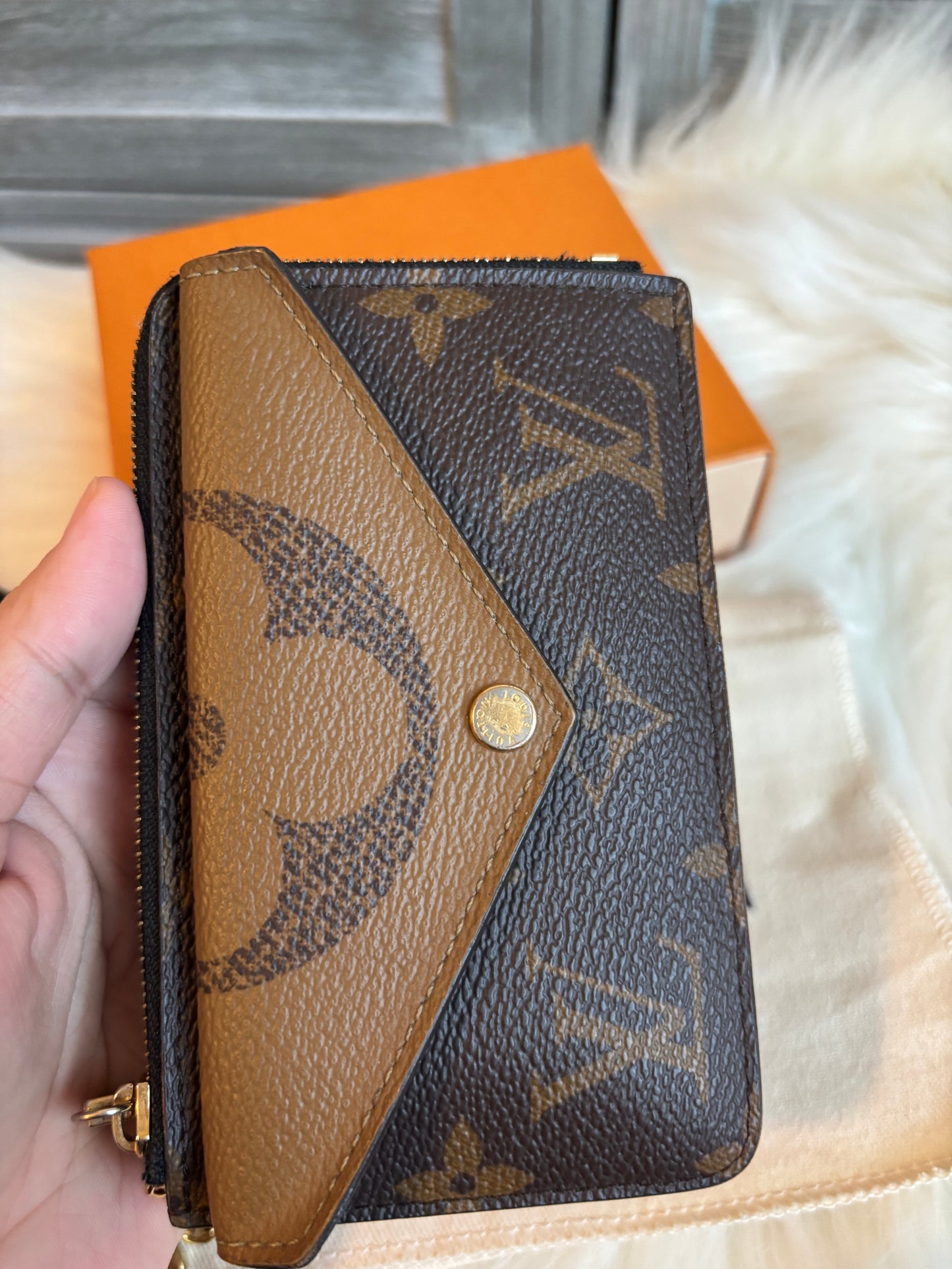 Louis Vuitton Recto Verso Wallet Monogram Giant Reverse