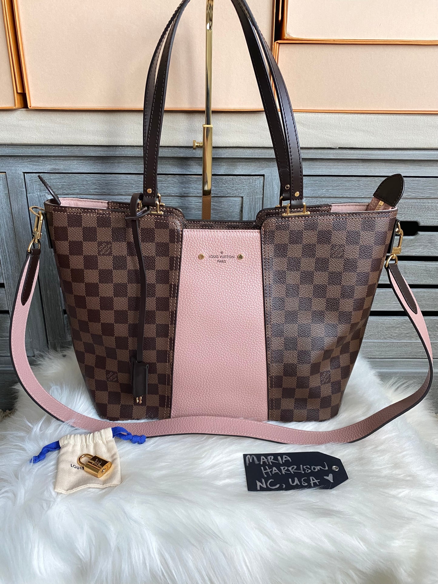 Louis Vuitton Jersey Tote Rose Ballerine DE