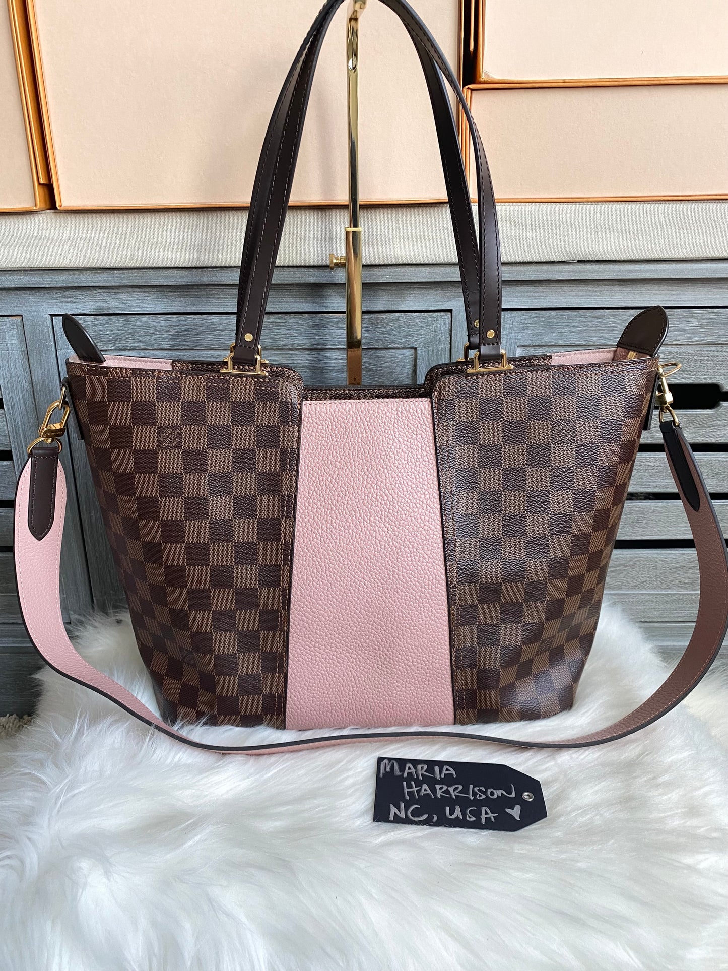 Louis Vuitton Jersey Tote Rose Ballerine DE