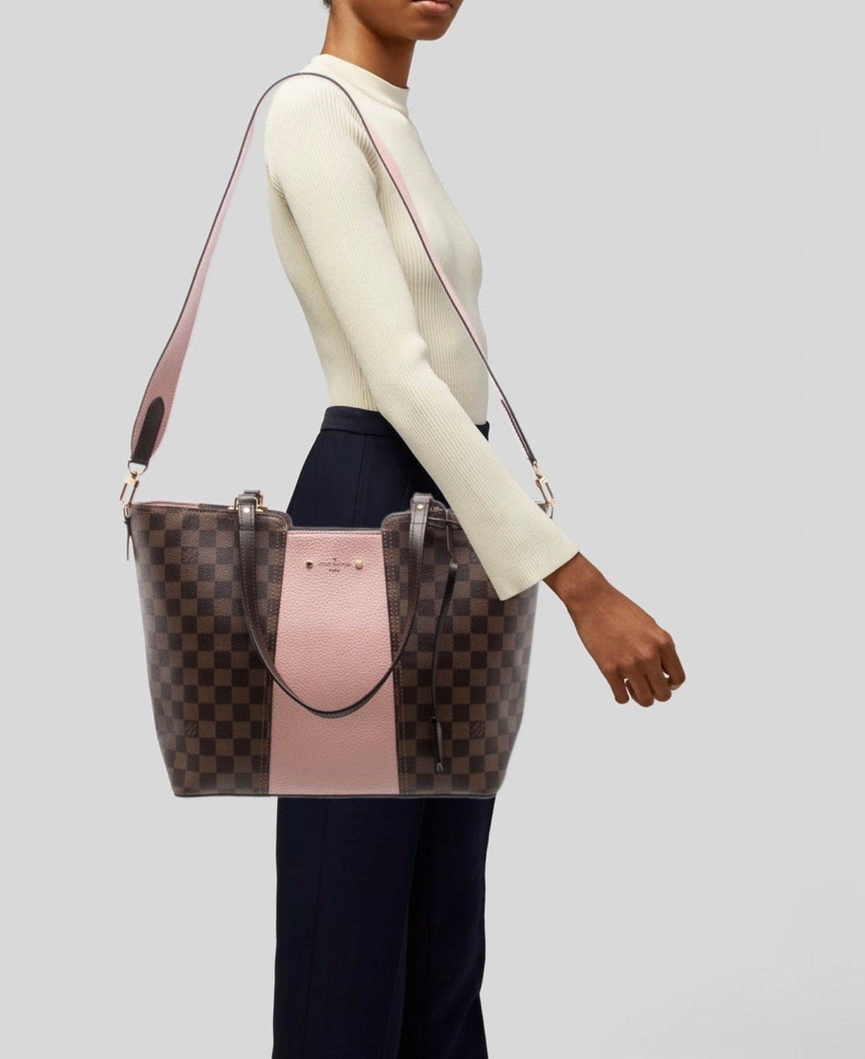 Louis Vuitton Jersey Tote Rose Ballerine DE