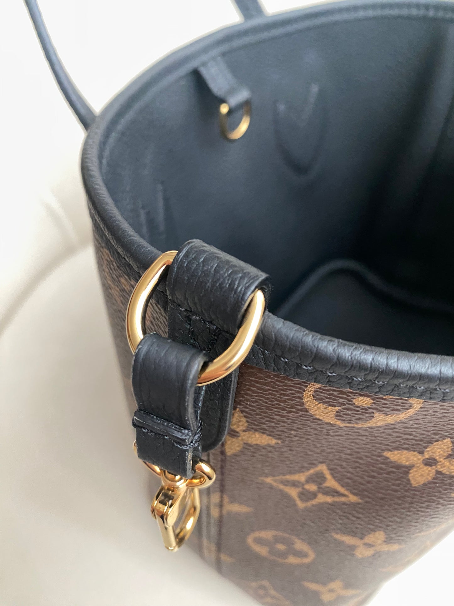 Louis Vuitton Neverfull BB Inside Out Noir