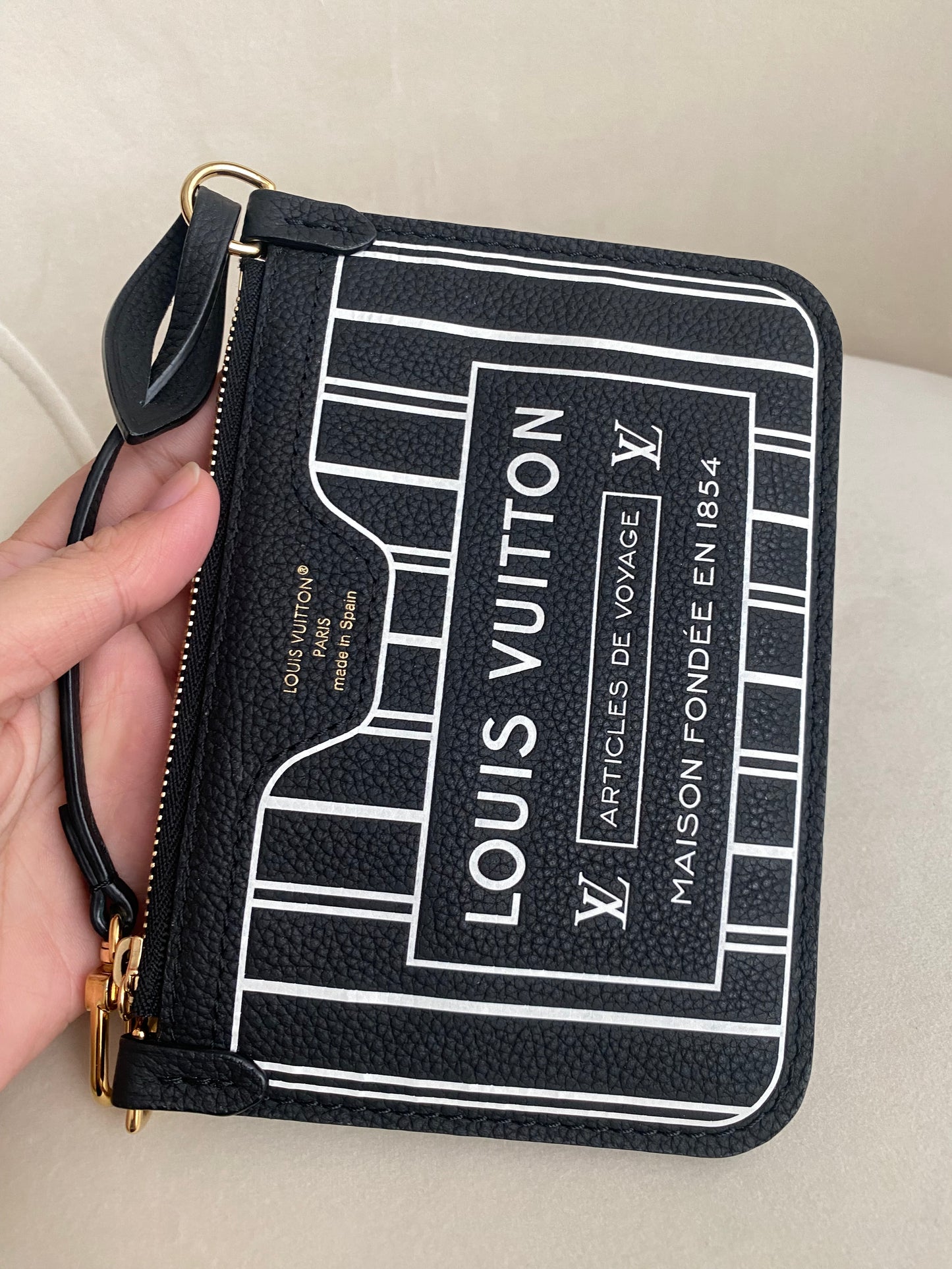 Louis Vuitton Neverfull BB Inside Out Noir