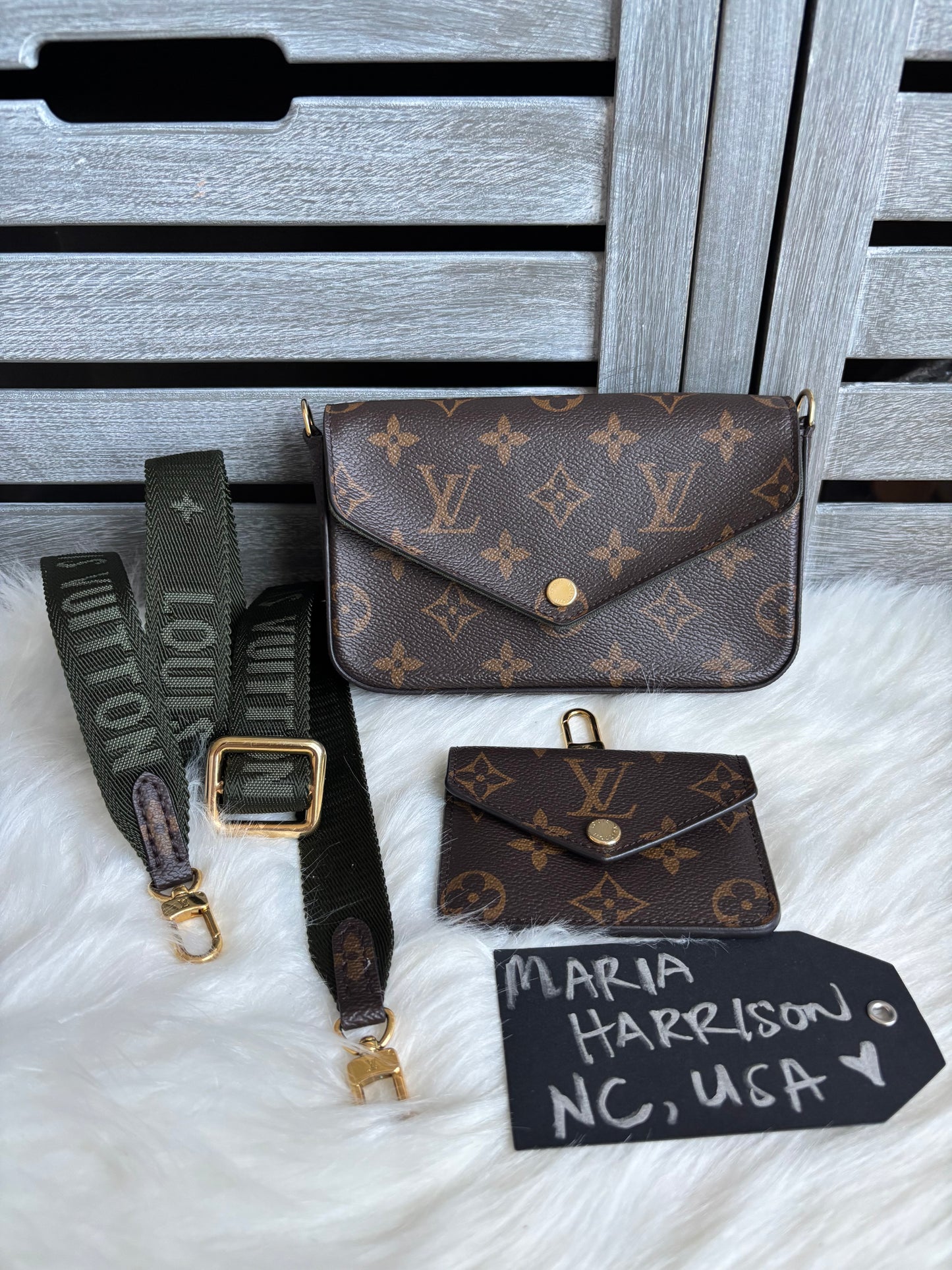 Louis Vuitton Monogram Canvas Felicie Strap And Go