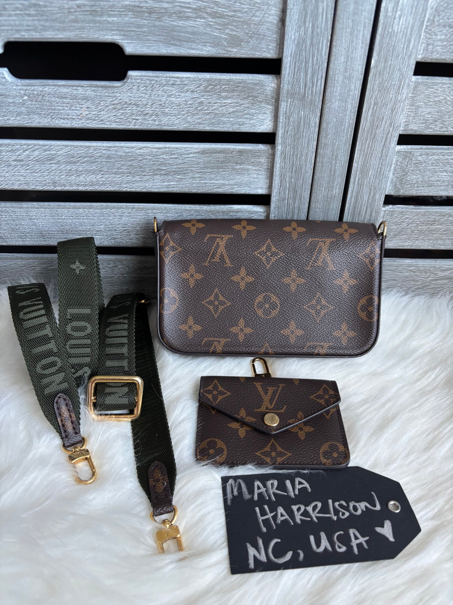 Louis Vuitton Monogram Canvas Felicie Strap And Go