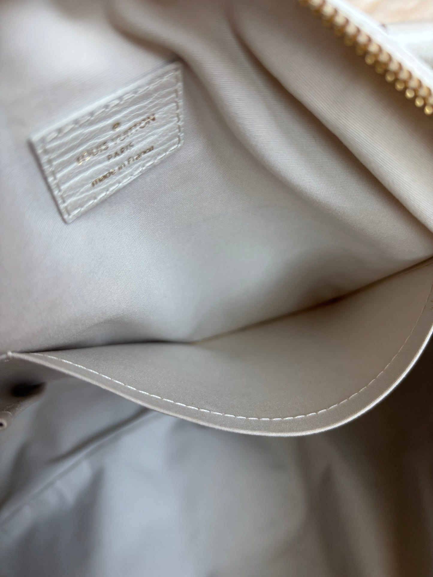 Louis Vuitton Pink/White Mini Lin Croisette Marina GM Bag