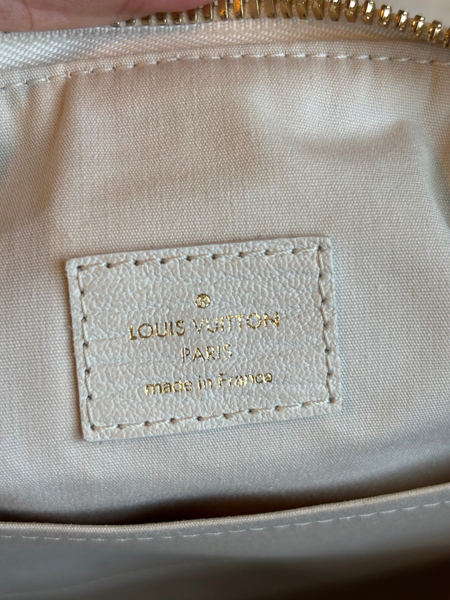 Louis Vuitton Pink/White Mini Lin Croisette Marina GM Bag