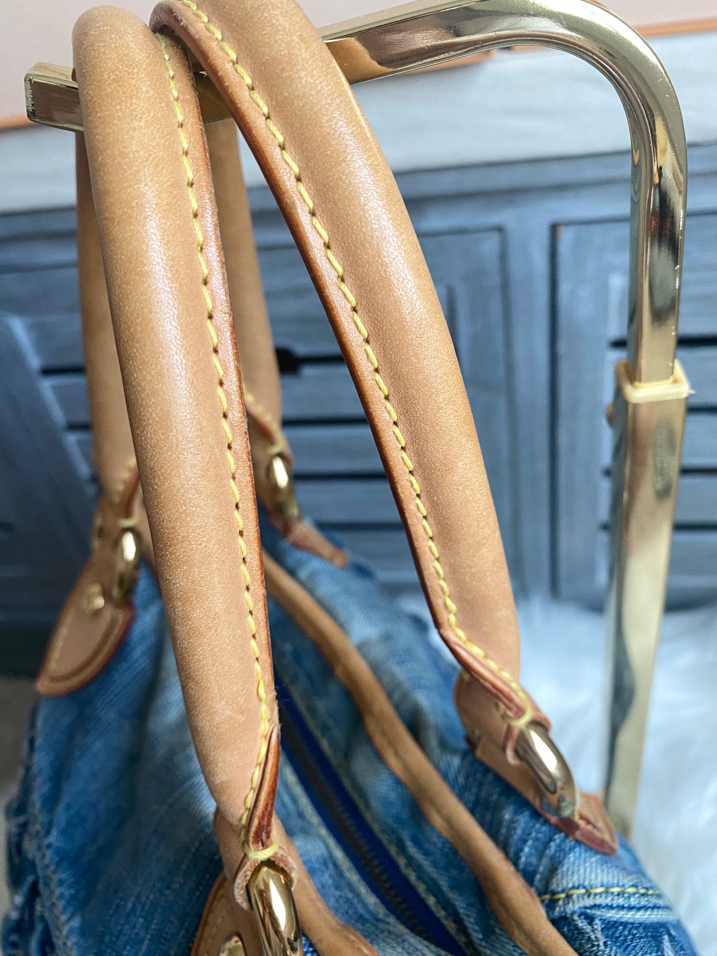 Louis Vuitton Neo Denim Neo Cabby GM Blue