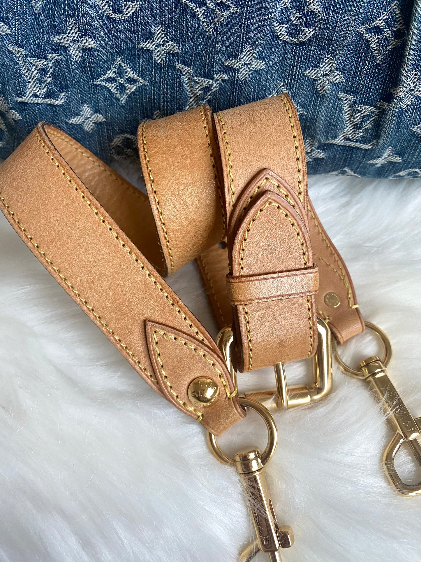 Louis Vuitton Neo Denim Neo Cabby GM Blue