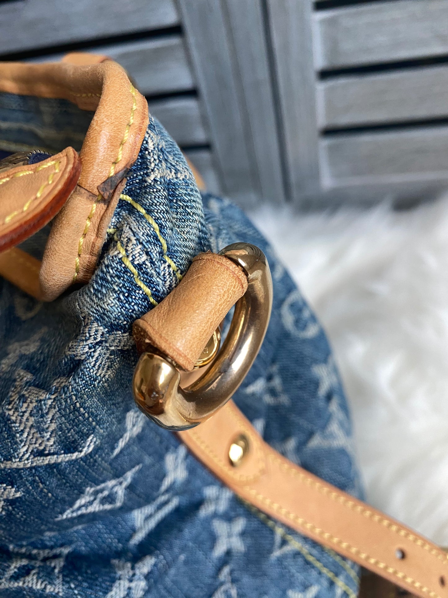Louis Vuitton Neo Denim Neo Cabby GM Blue