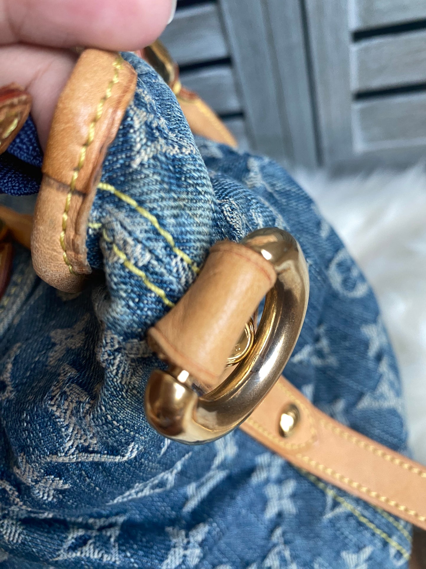 Louis Vuitton Neo Denim Neo Cabby GM Blue