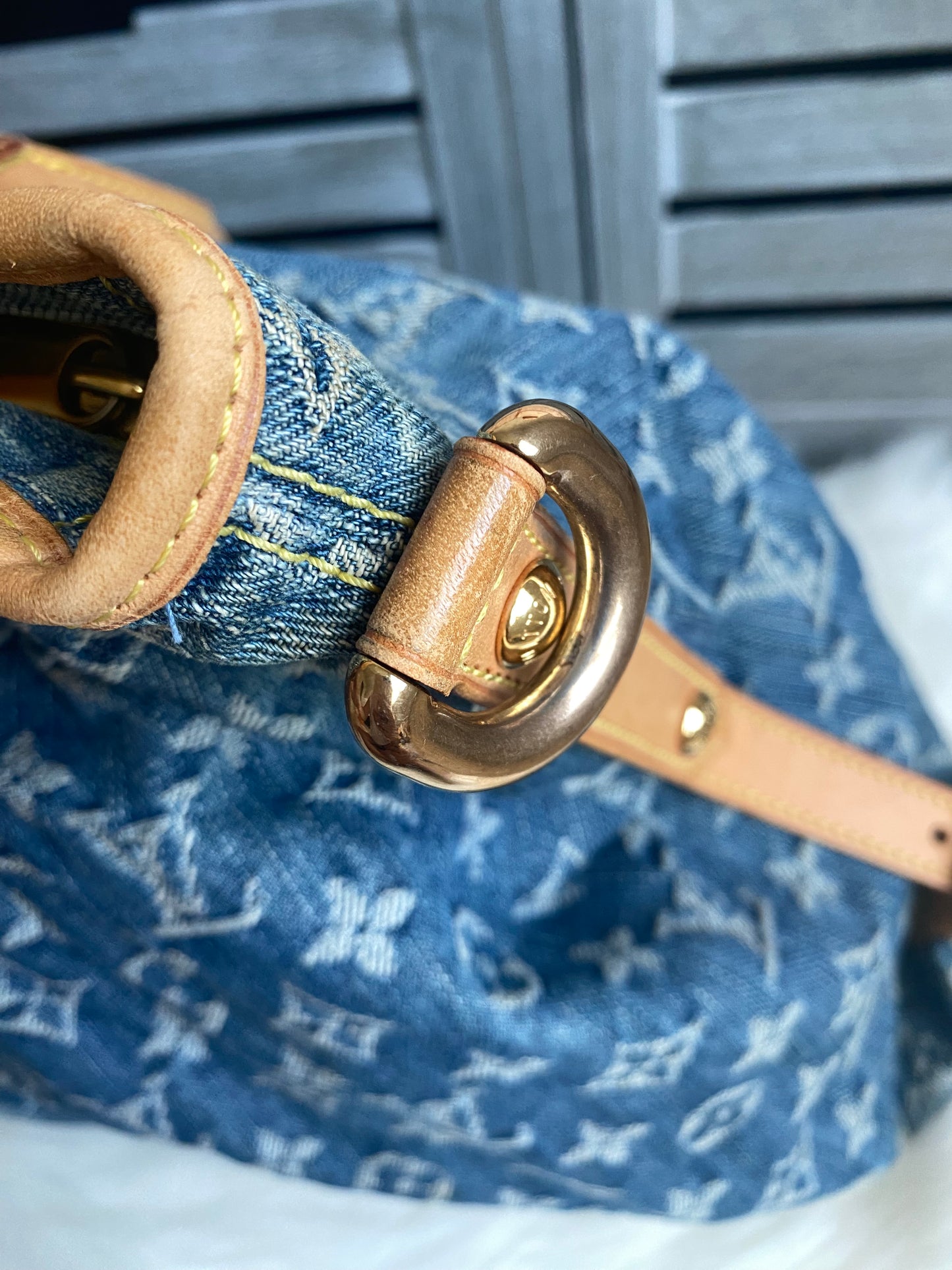 Louis Vuitton Neo Denim Neo Cabby GM Blue