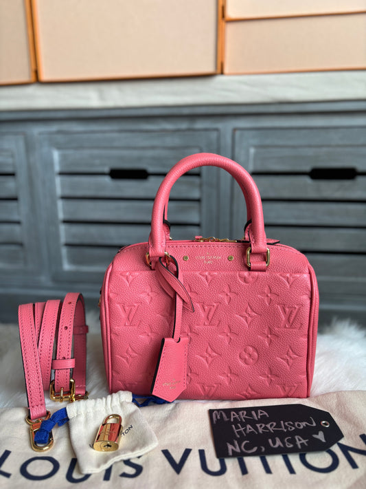 Louis Vuitton Speedy 20 Bandouliere Blossom