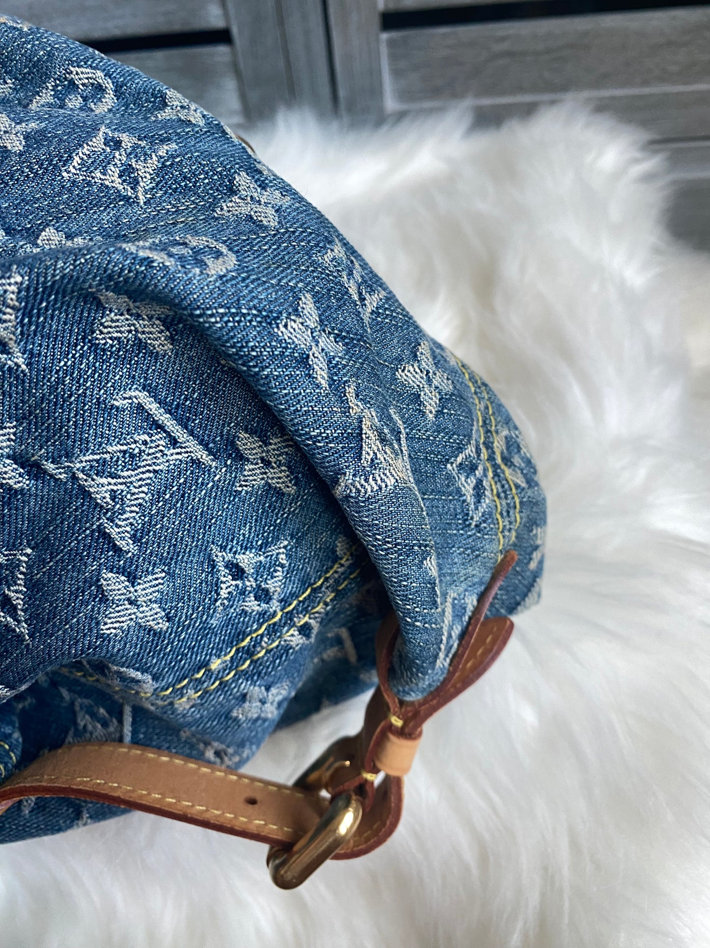Louis Vuitton Neo Denim Neo Cabby GM Blue