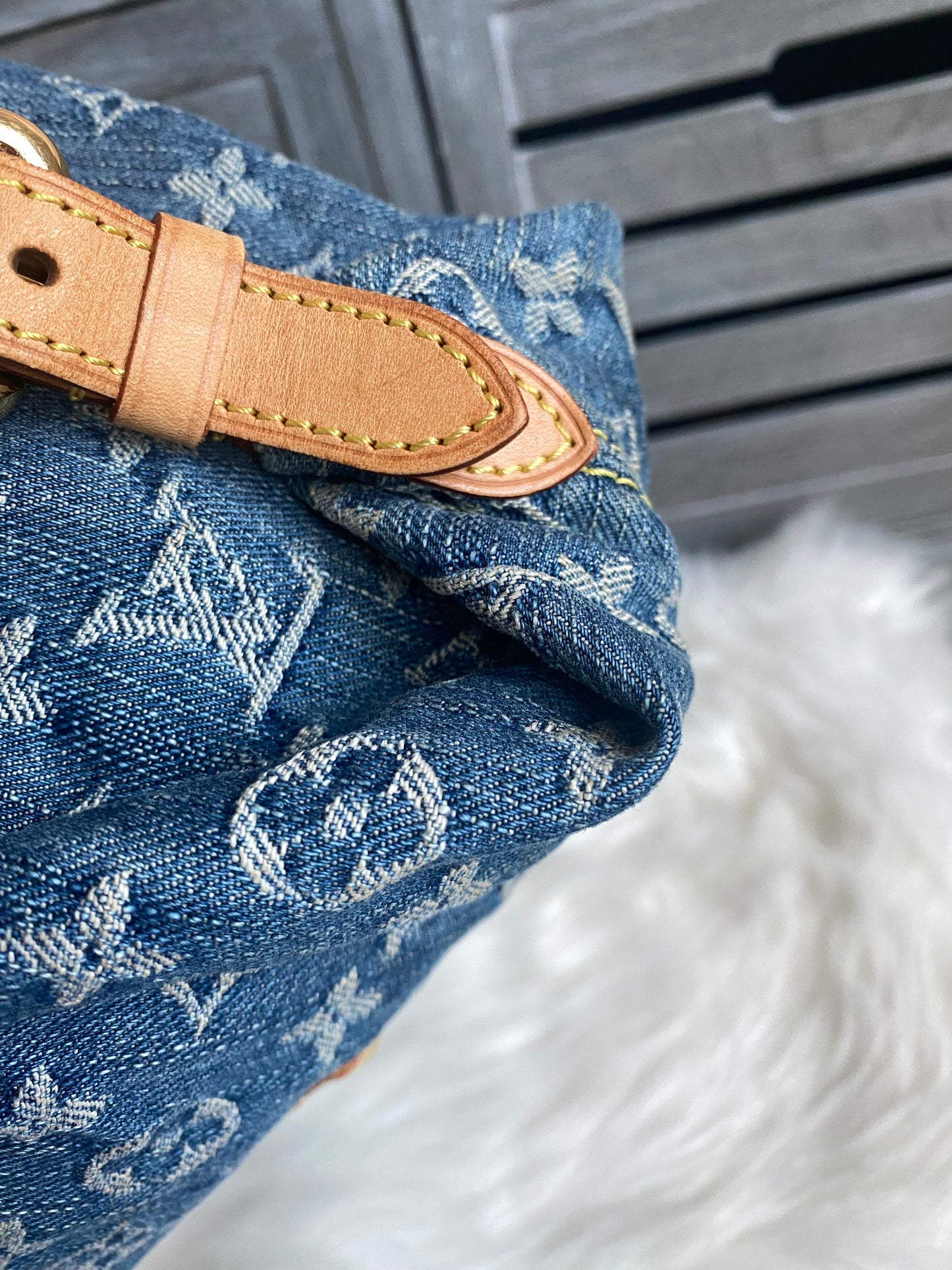 Louis Vuitton Neo Denim Neo Cabby GM Blue