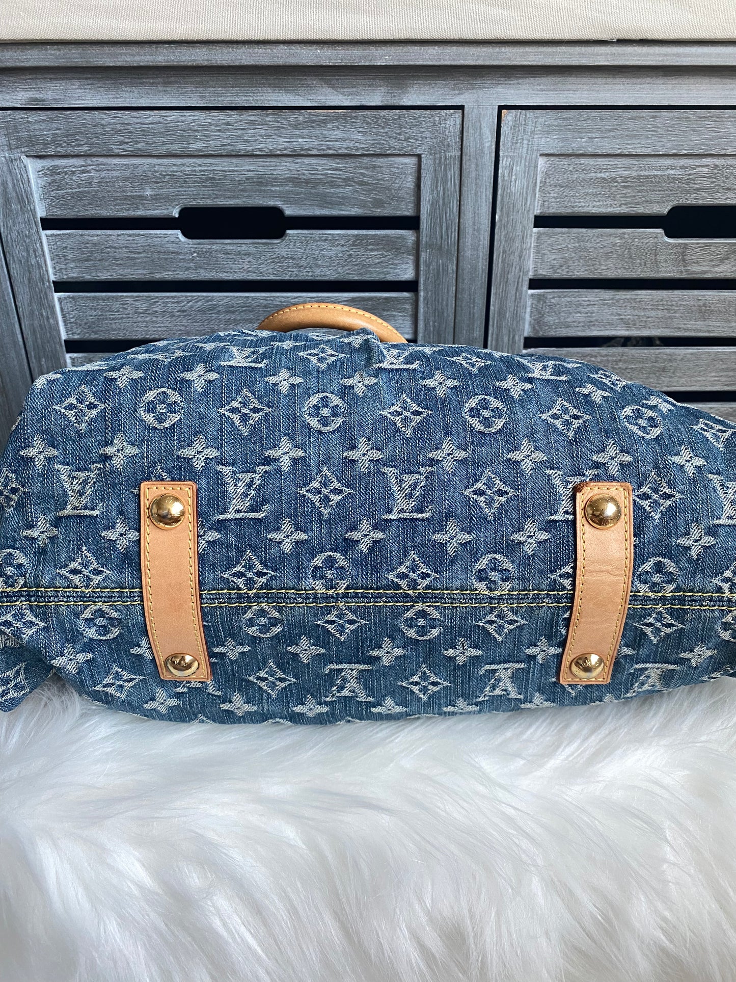 Louis Vuitton Neo Denim Neo Cabby GM Blue