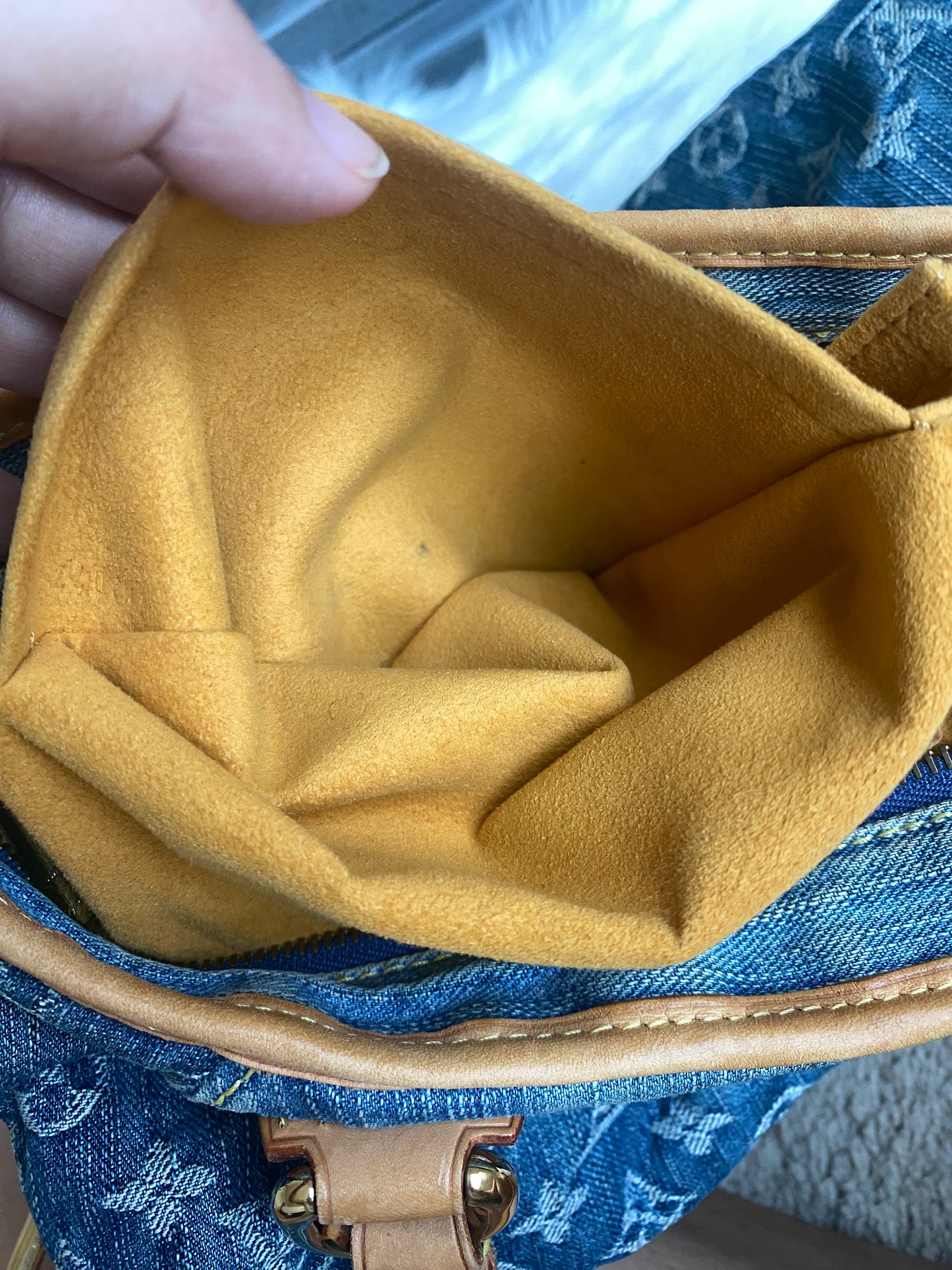 Louis Vuitton Neo Denim Neo Cabby GM Blue