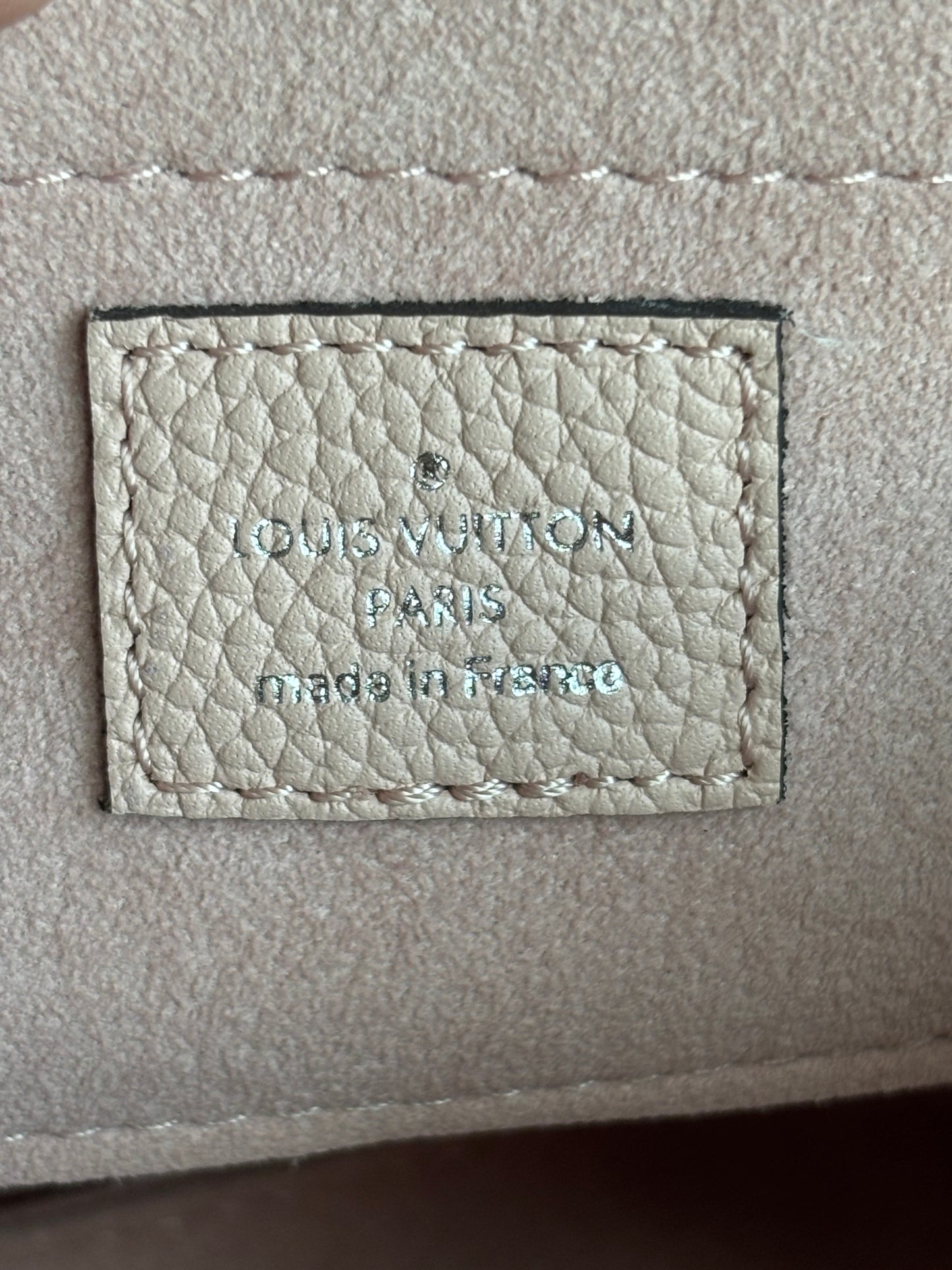 Louis Vuitton Magnolia Monogram Mahina Leather Scala Pouch/Crossbody Bag