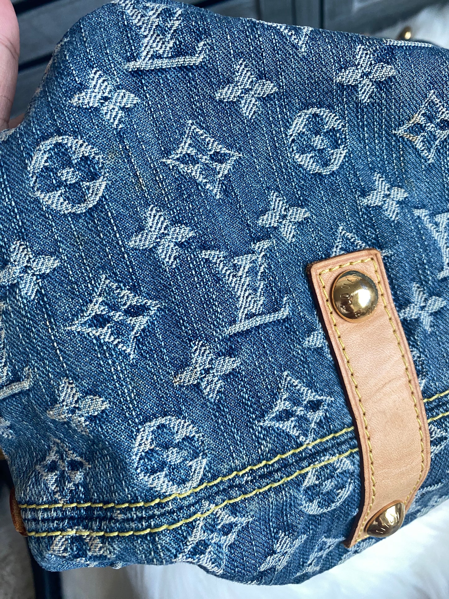 Louis Vuitton Neo Denim Neo Cabby GM Blue
