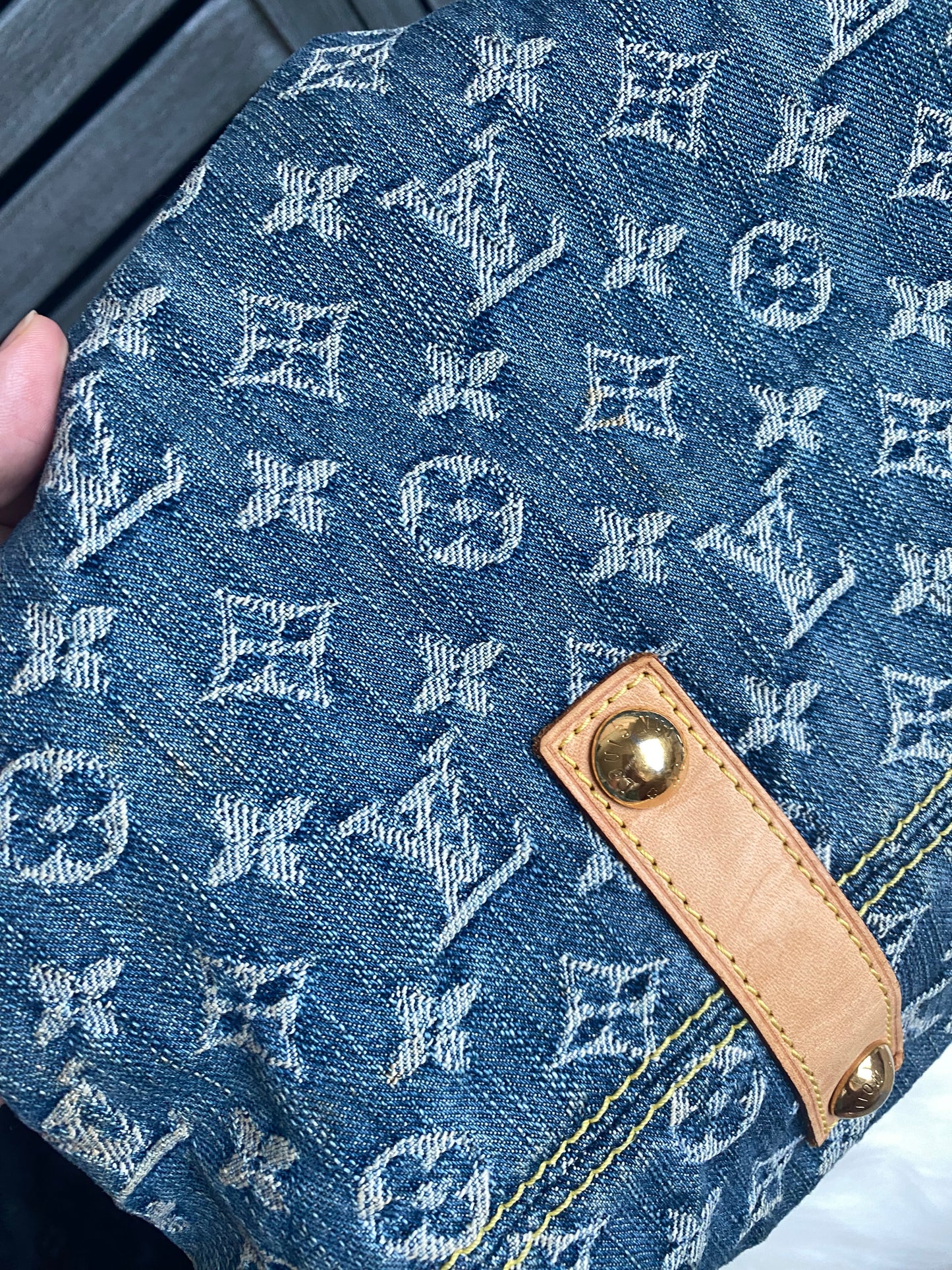 Louis Vuitton Neo Denim Neo Cabby GM Blue