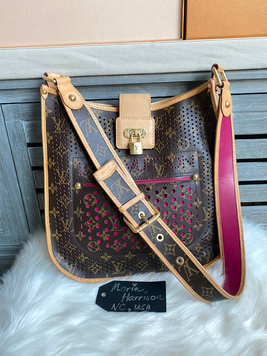 Louis Vuitton Limited Edition Musette Perforated Fuchsia