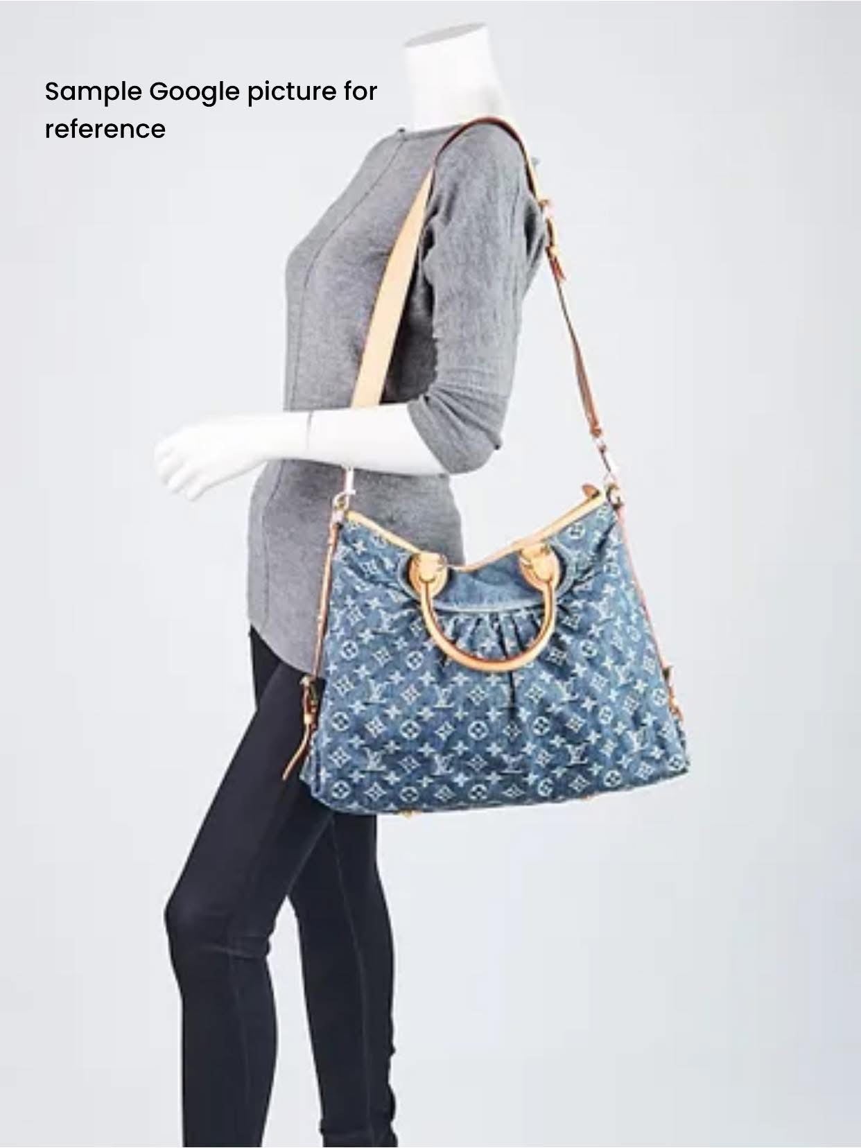 Louis Vuitton Neo Denim Neo Cabby GM Blue