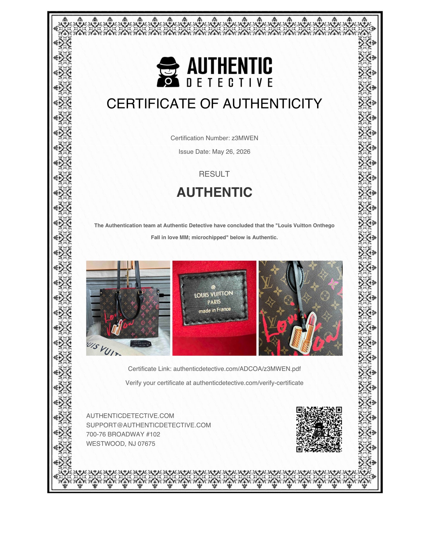 Louis Vuitton Fall In Love OnTheGo MM