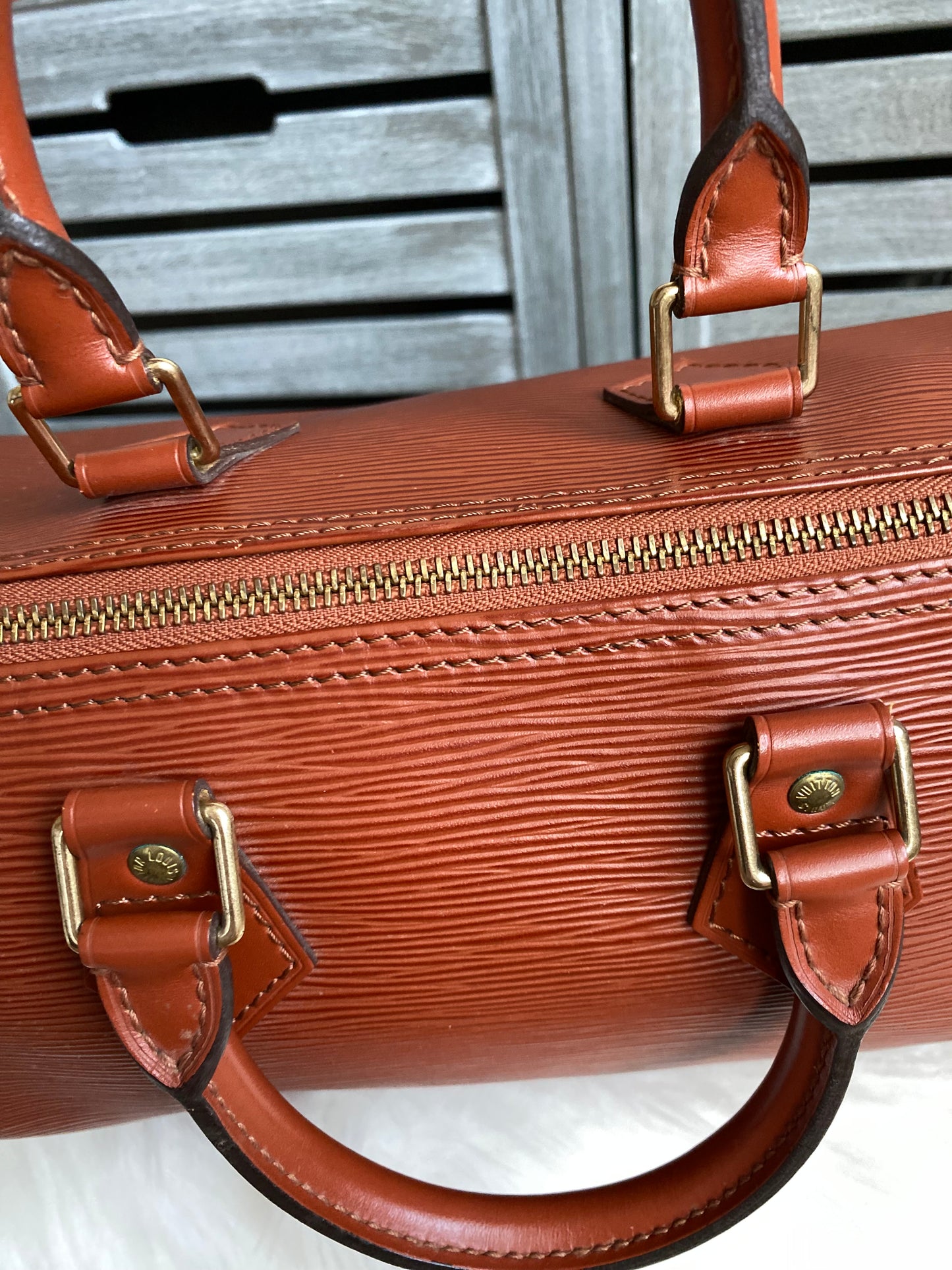 Louis Vuitton Speedy 25 Kenya Brown Epi Leather
