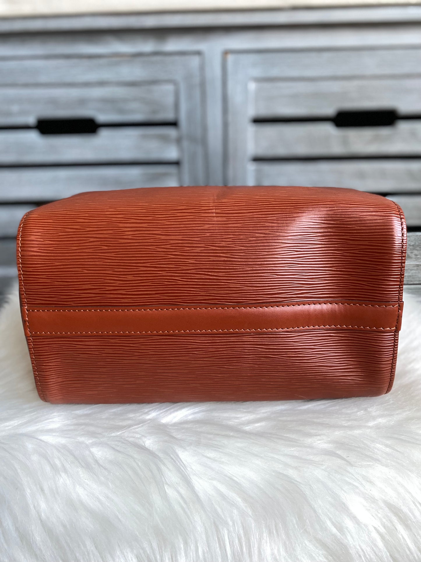 Louis Vuitton Speedy 25 Kenya Brown Epi Leather
